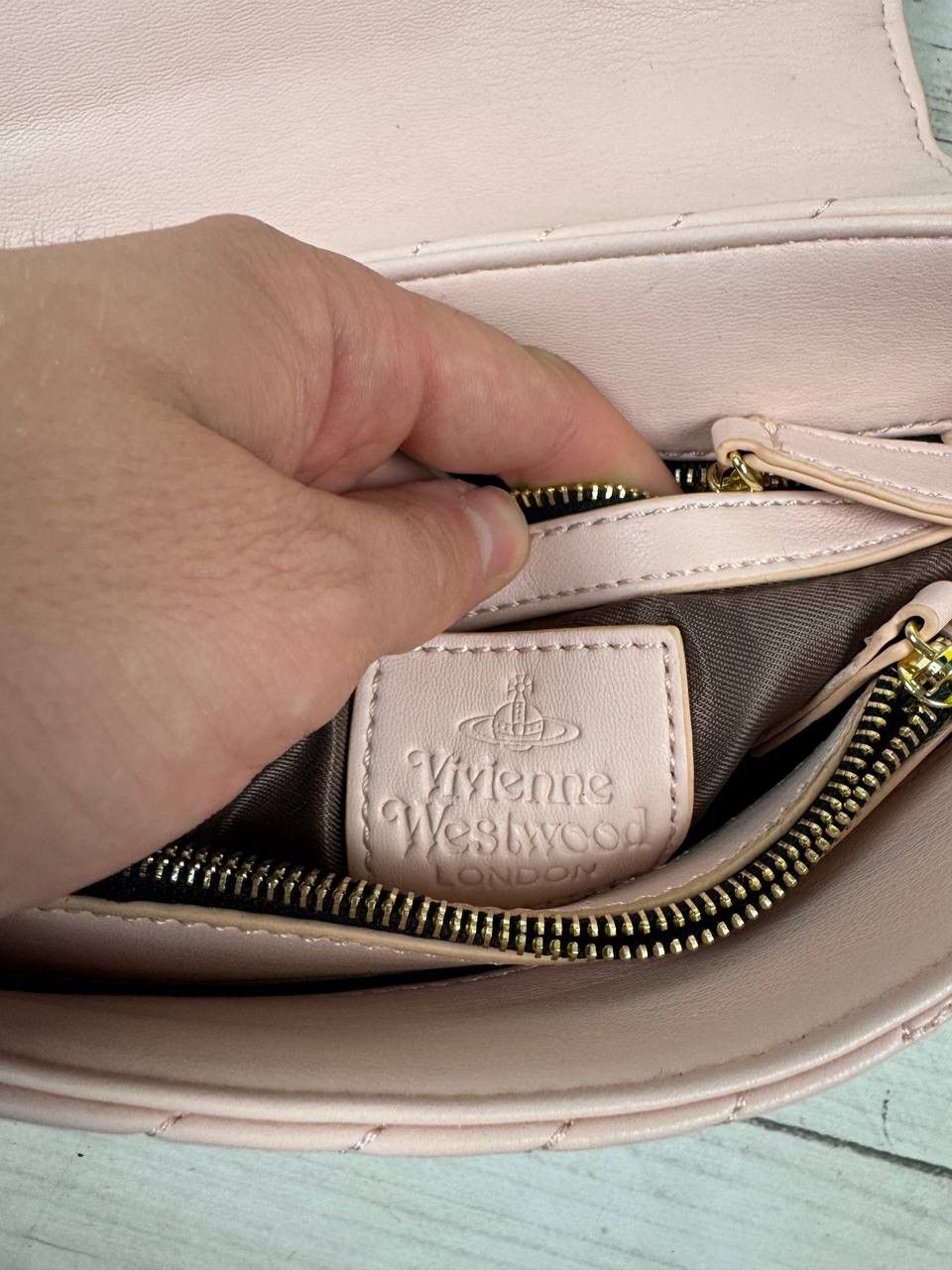 Vivienne Westwood Vivienne Westwood Shoulders Bag Logo Orb Pink Size ONE SIZE - 6 Thumbnail