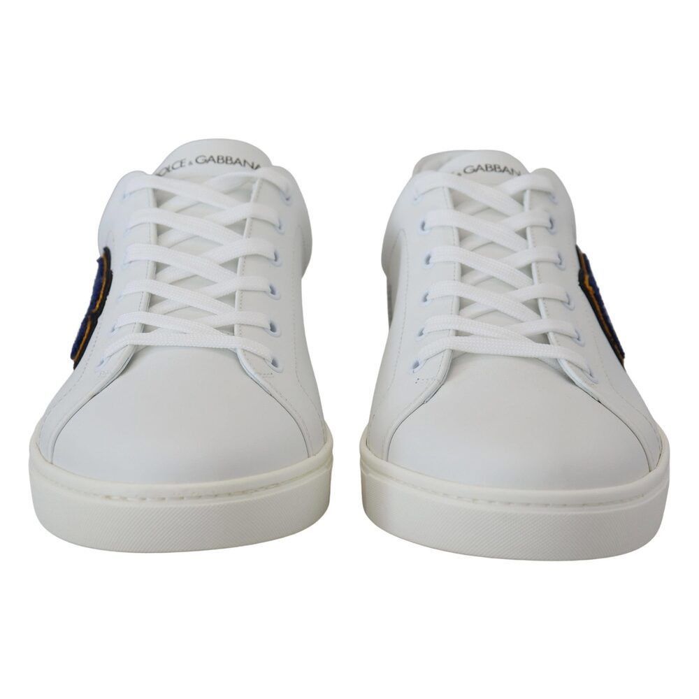 Dolce & Gabbana Dolce & Gabbana Elegant White Leather Men's Sneakers Size US 6 / EU 39 - 6 Thumbnail