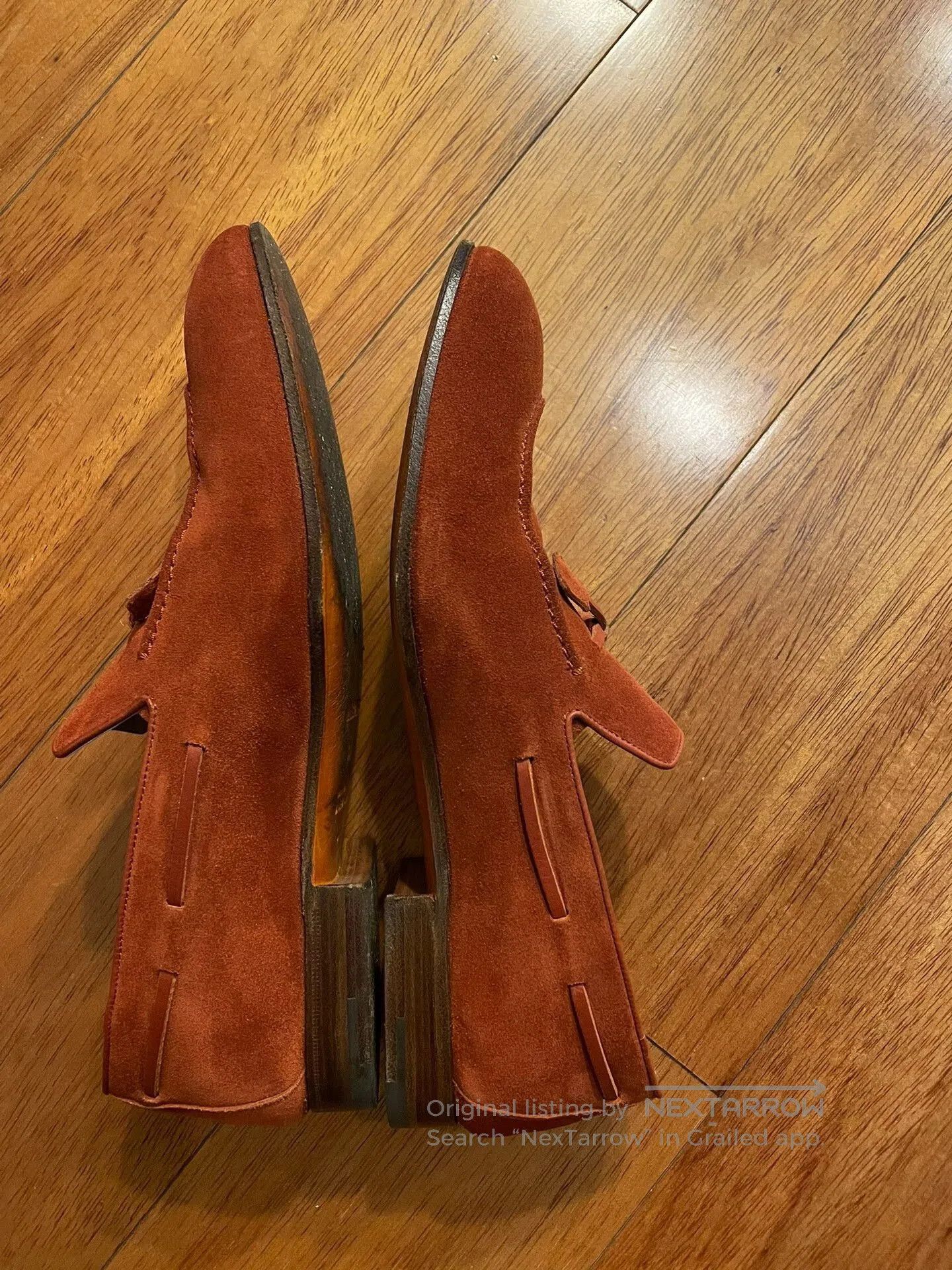 Hermes hermes men's suede loafers in excellent condition. Size US 10 / EU 43 - 3 Thumbnail