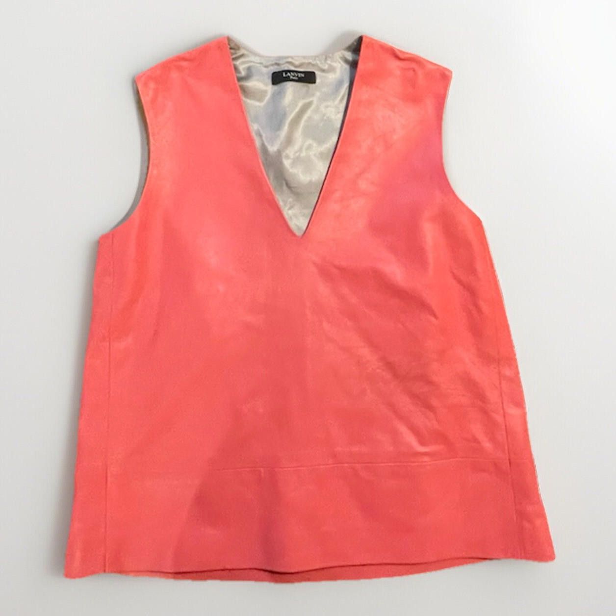 Lanvin Leather lavin Top Size M / US 6-8 / IT 42-44 - 1 Thumbnail