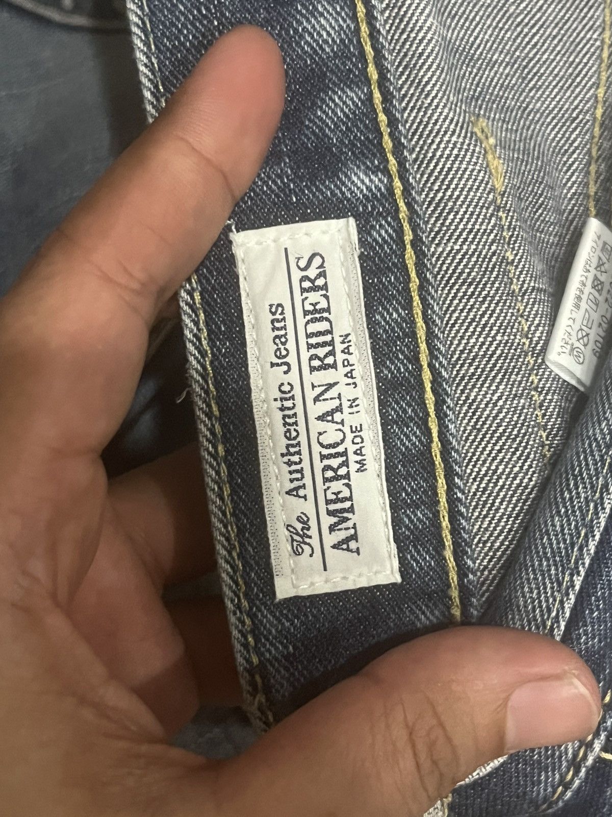 Vintage Vintage Lee Riders Blue Faded Distressed Straight Leg Jeans Size US 30 / EU 46 - 20 Thumbnail