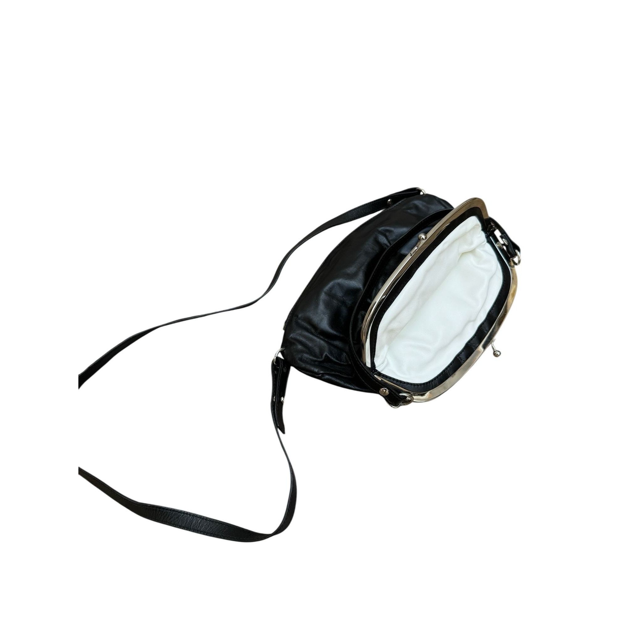 Maison Margiela Black Leather Upside Down Handbag Size ONE SIZE - 5 Thumbnail