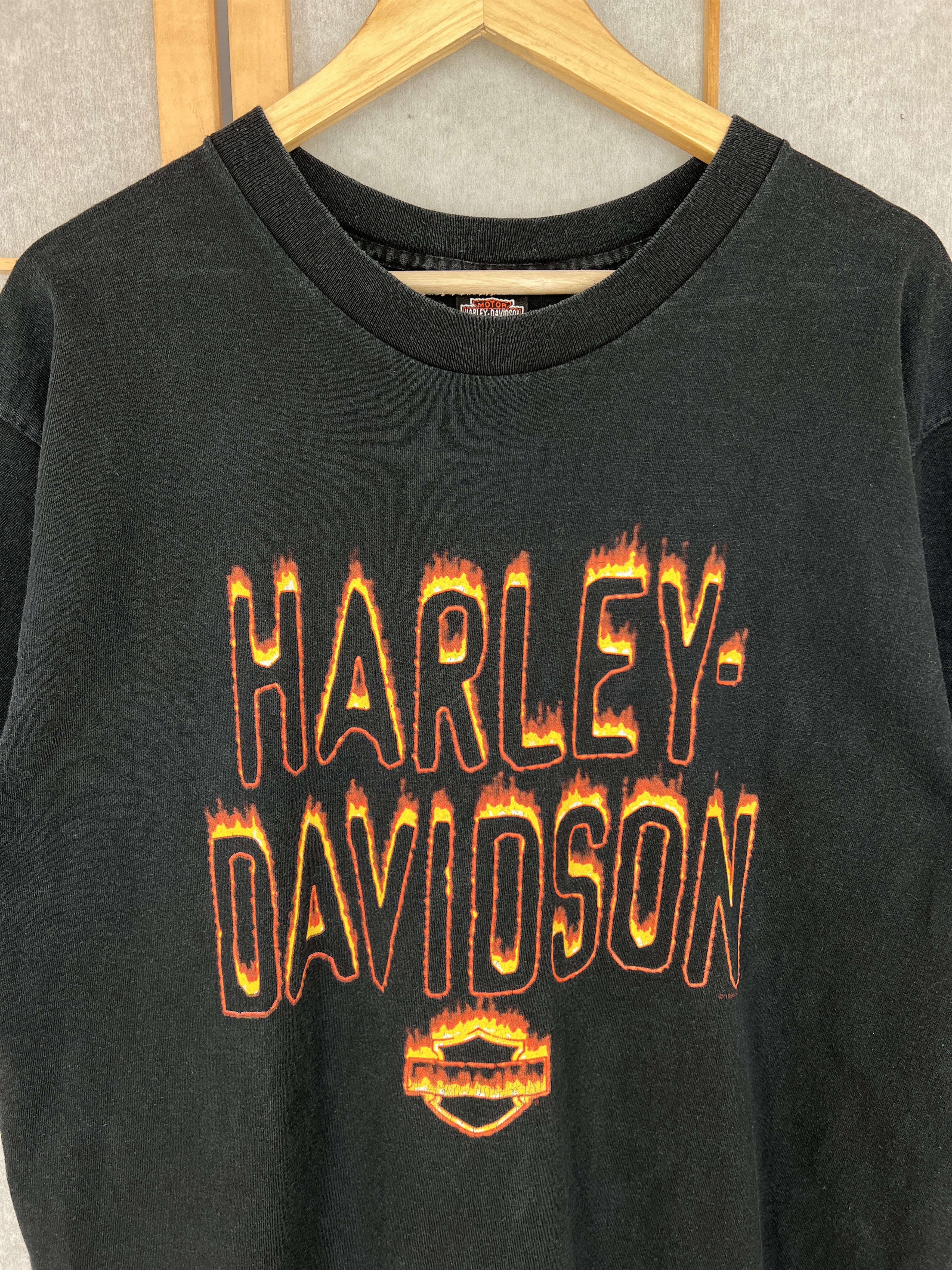 Harley Davidson Harley Davidson 1996 USA Dallas Texas t shirt single stitch Size US XL / EU 56 / 4 - 4 Thumbnail
