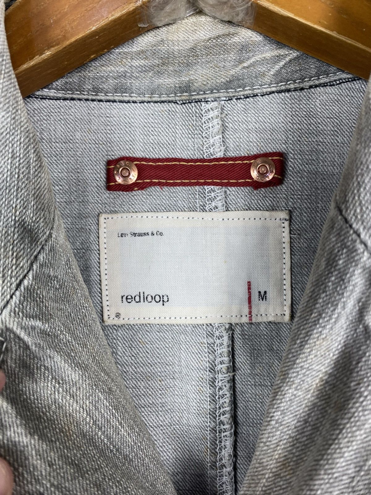 Levi's Rare‼️ Levi's Redloop Distressed Denim Chore Jacket Size US M / EU 48-50 / 2 - 8 Thumbnail