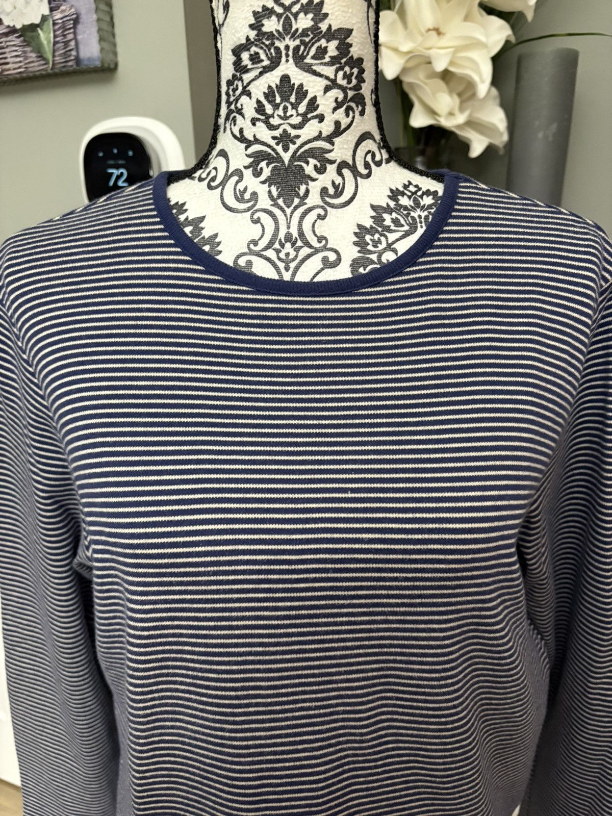 Other Blue and tan long sleeve striped top size large Size L / US 10 / IT 46 - 2 Thumbnail