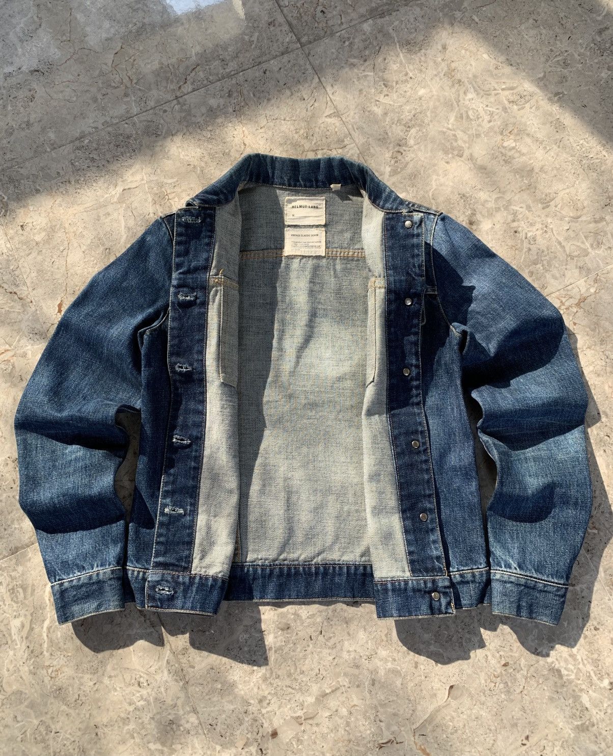Helmut Lang Vtg Helmut Lang Classic 1998 Type-II Trucker Denim Jacket Size S / US 4 / IT 40 - 3 Thumbnail