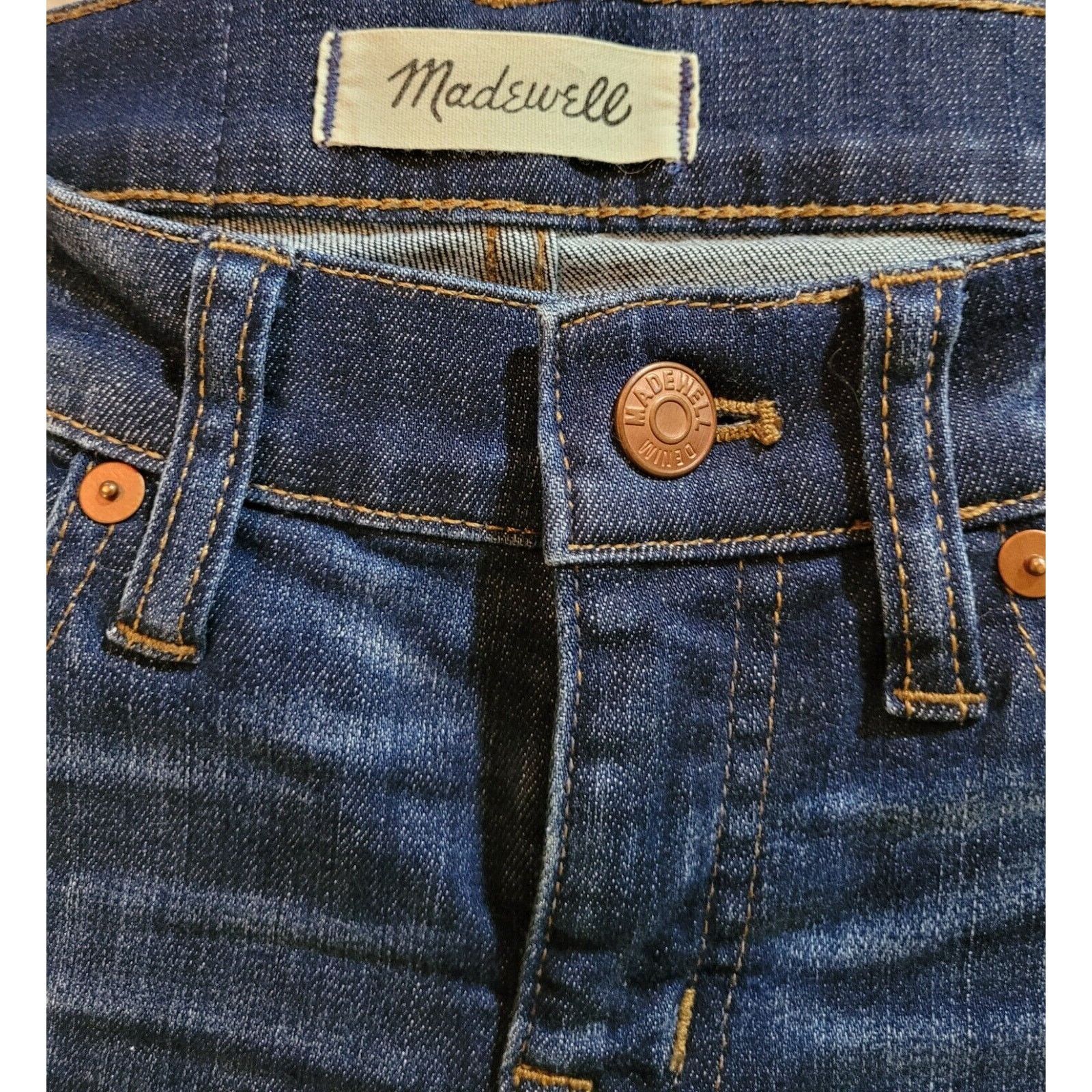 Madewell Madewell Skinny Ankle Jean 25 Preppy Boho Mall Girl Festival Size 25" / US 0 / IT 36 - 8 Thumbnail
