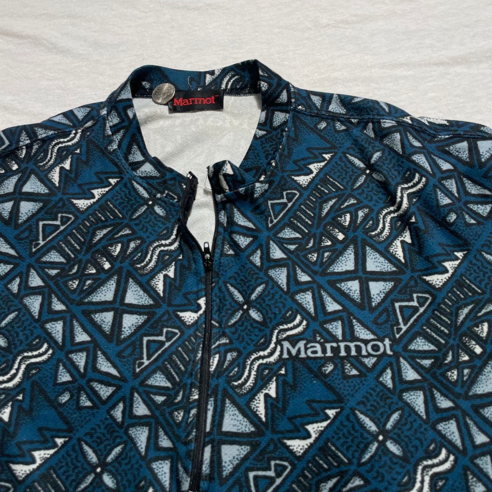 Marmot Marmot Quarter Zip Blue Long Sleeve Pullover USA Size (M/L) Size US M / EU 48-50 / 2 - 7 Thumbnail