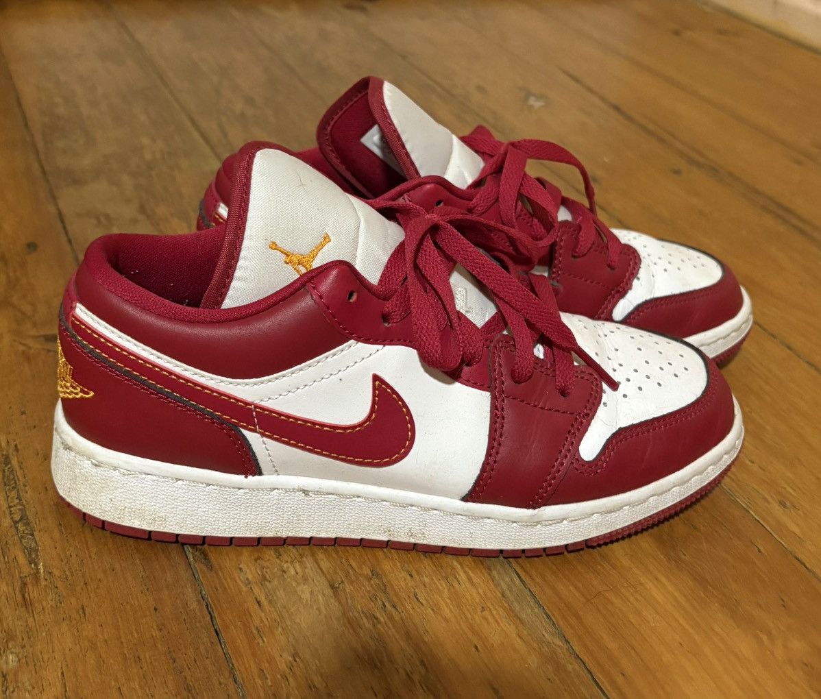Nike Nike Air Jordan red white sneakers Size US 7 / IT 37 - 1 Thumbnail