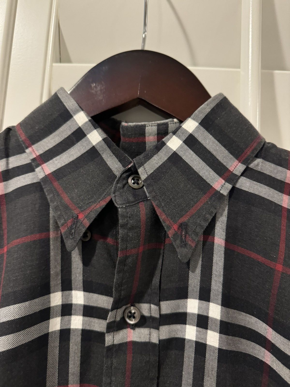 Burberry Burberry Classic Black Check Men’s Buttondown Shirt Medium Size US M / EU 48-50 / 2 - 2 Thumbnail