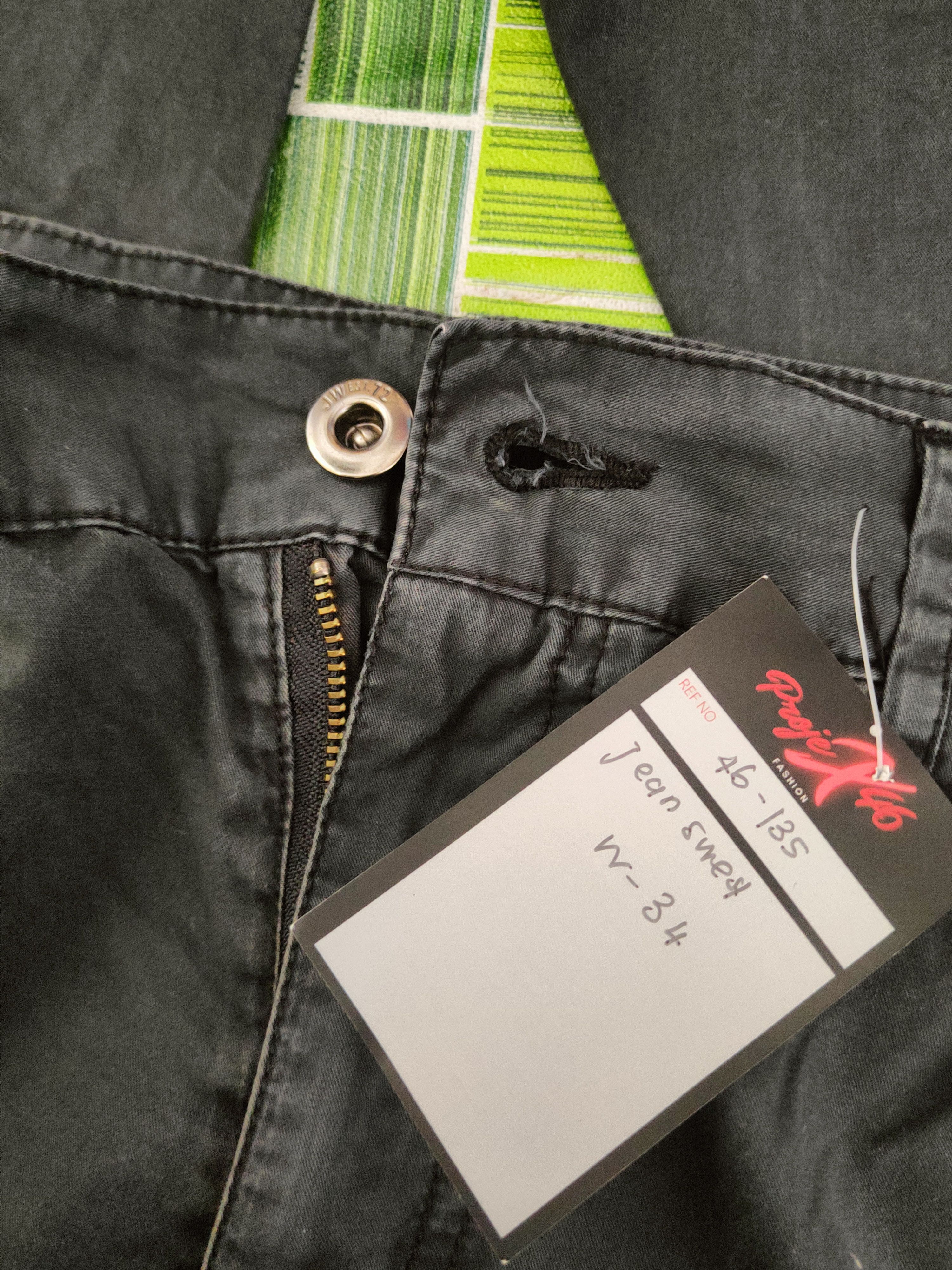Japanese Brand DL Jeansweat Black Faded Multipocket Cargo Pants #46-135 Size US 32 / EU 48 - 15 Thumbnail