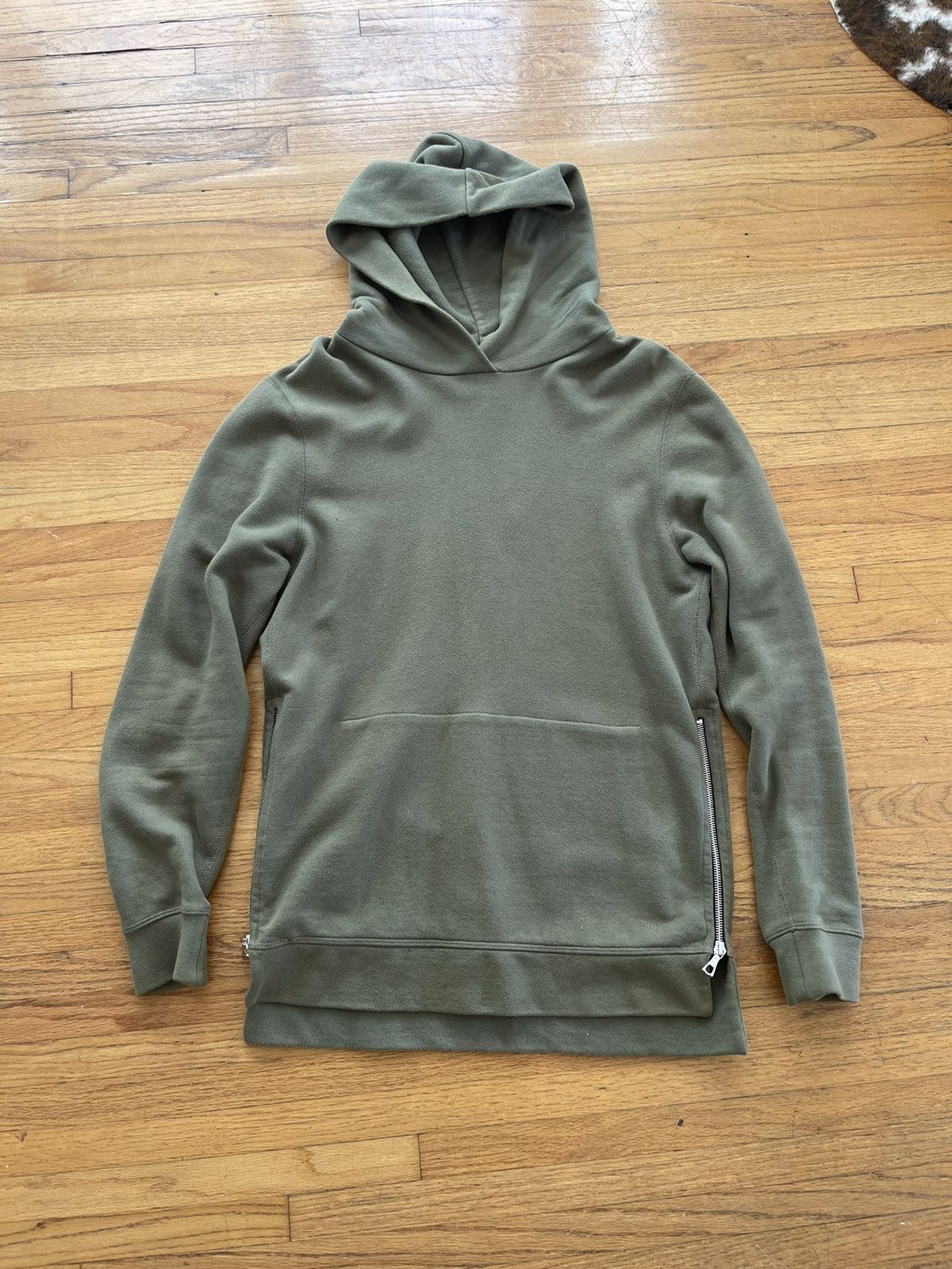 John Elliott John Elliott Villain Hoodie Olive Green (2/M) | Grailed