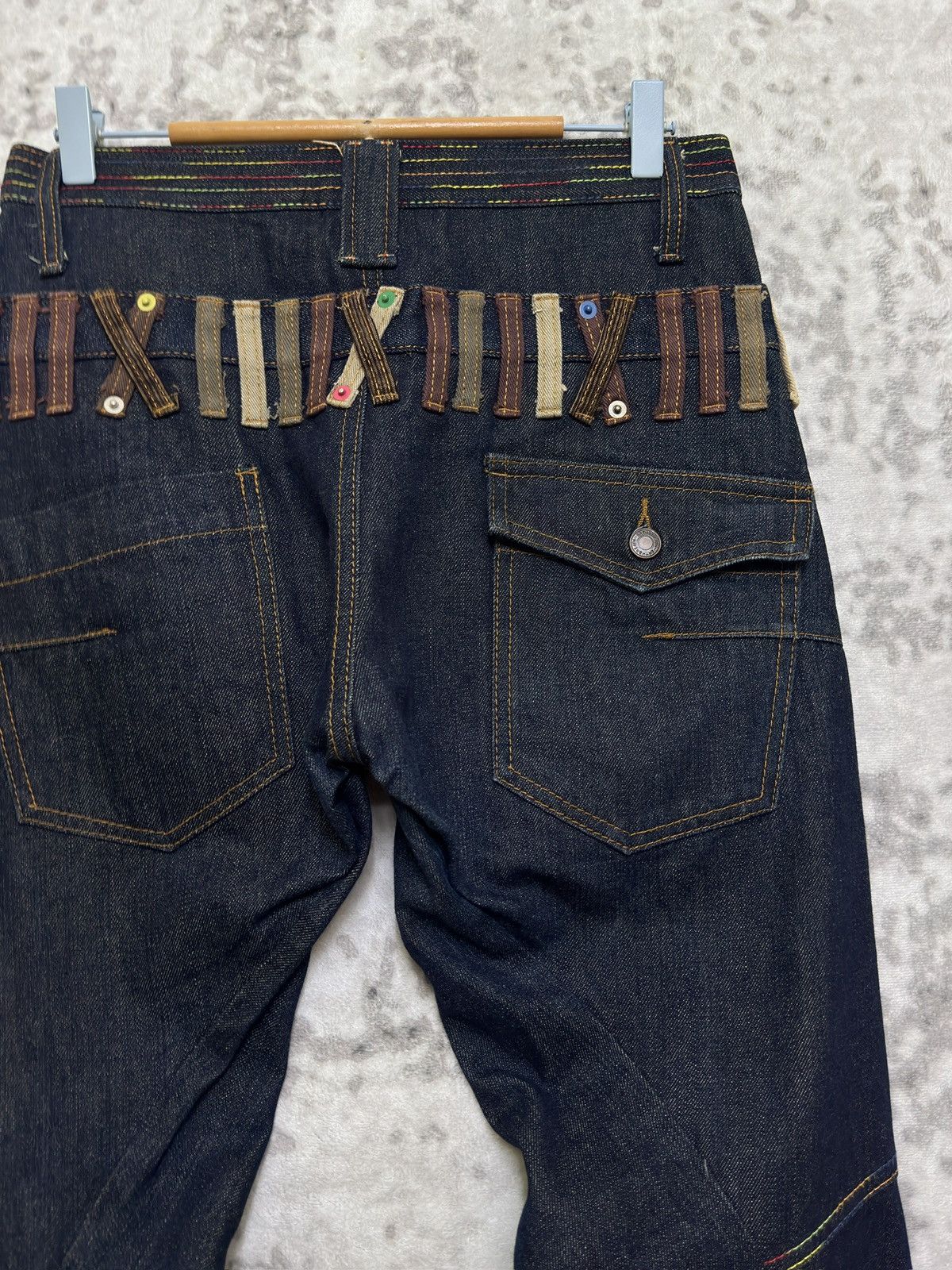 PPFM Vintage BreathMINt Double Waist Zipper Style Denim Jeans Size US 29 - 10 Thumbnail