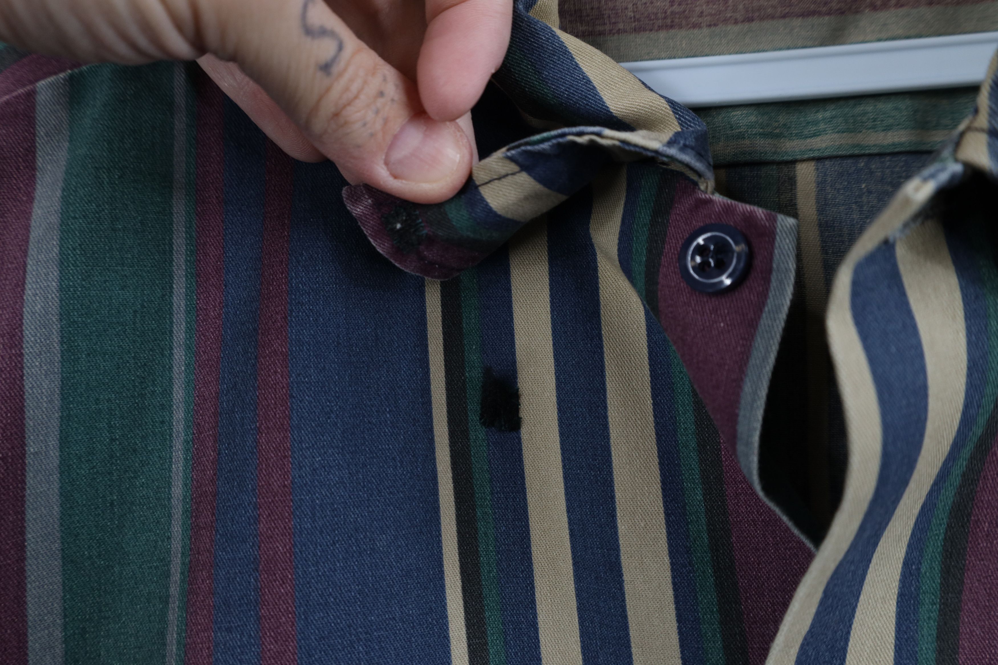 Dickies Vintage 90s Dickies Striped Collared Button Shirt USA Size US L / EU 52-54 / 3 - 10 Thumbnail