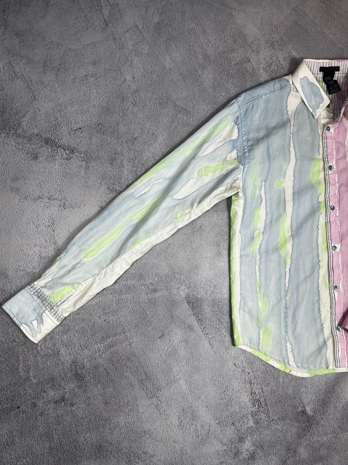 Custo Barcelona × Vintage Vintage Y2K Custo Barcelona striped longsleeve shirt size 2 Size US M / EU 48-50 / 2 - 2 Thumbnail