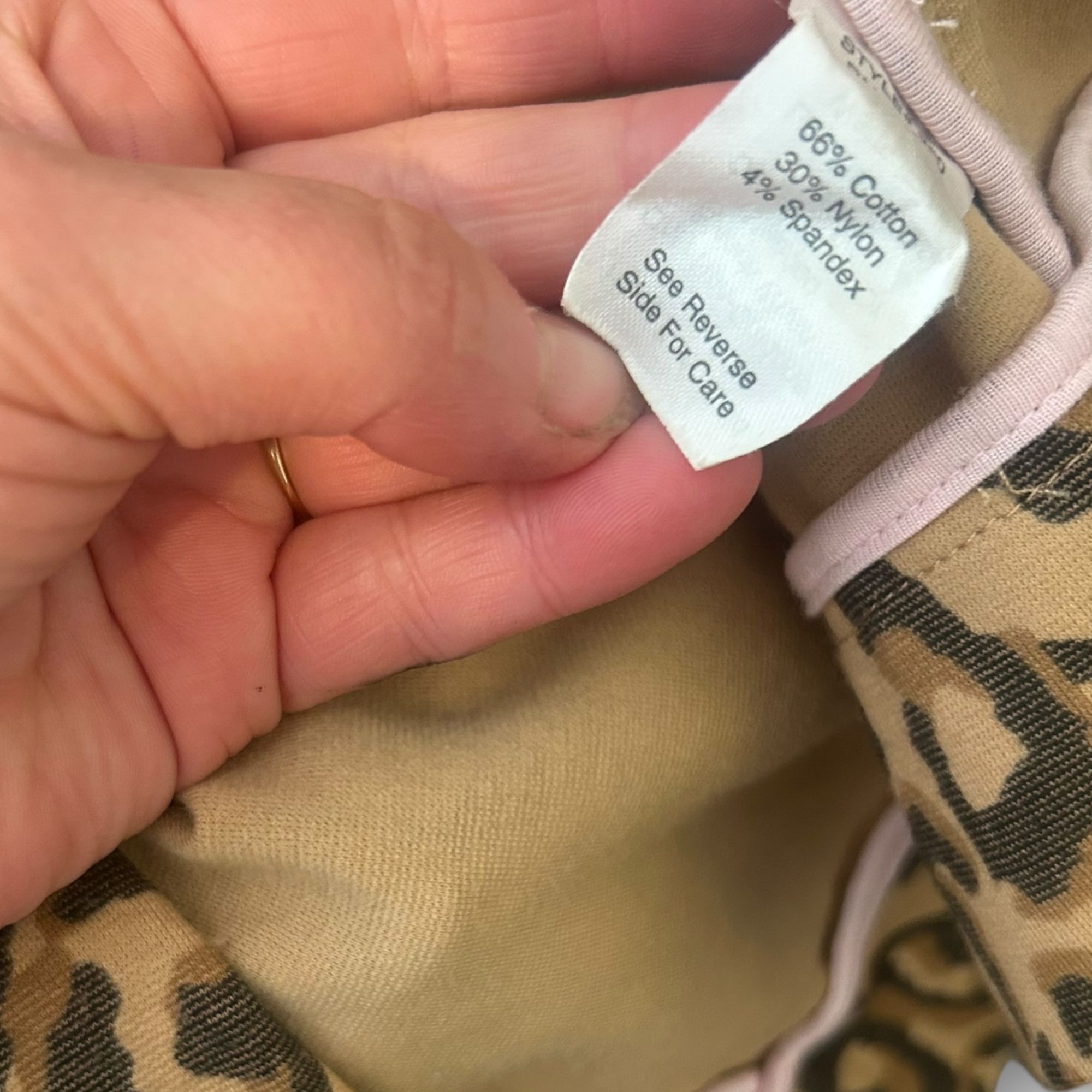 Anthropologie Leopard Coat Jacket Small Midi Twill 3/4 Sleeves Simple Coll Size S / US 4 / IT 40 - 11 Thumbnail