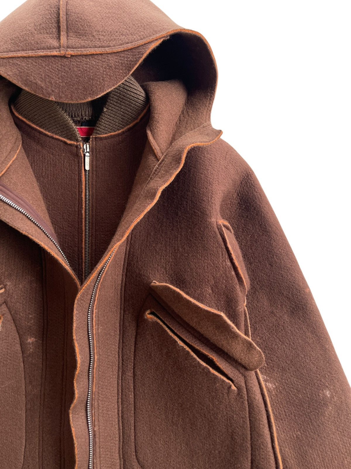 Number (N)ine AW1998 Number Nine Layered Hooded Jacket Size US S / EU 44-46 / 1 - 12 Thumbnail