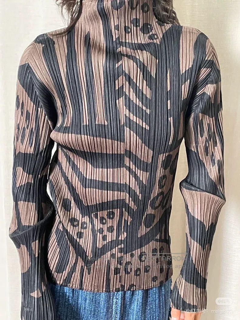 Issey Miyake Issey Miyake Color-Block Long-Sleeve Top Size L / US 10 / IT 46 - 1 Thumbnail