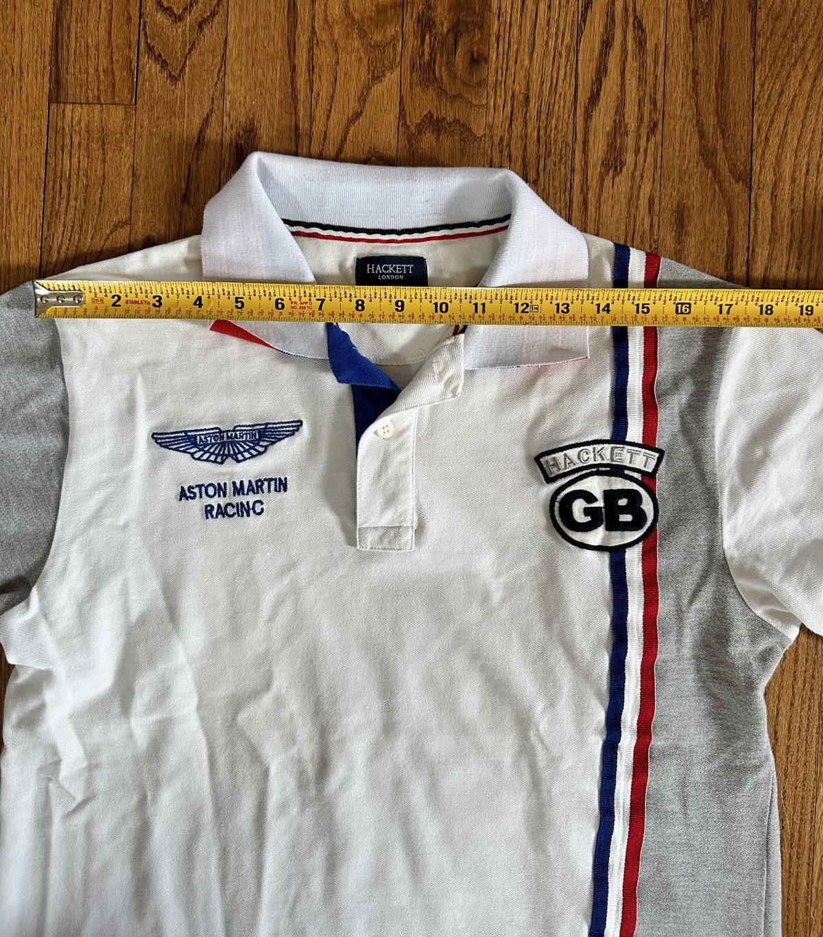 Hackett × Vintage Hackett London Aston Martin Racing Polo Size US XL / EU 56 / 4 - 7 Thumbnail