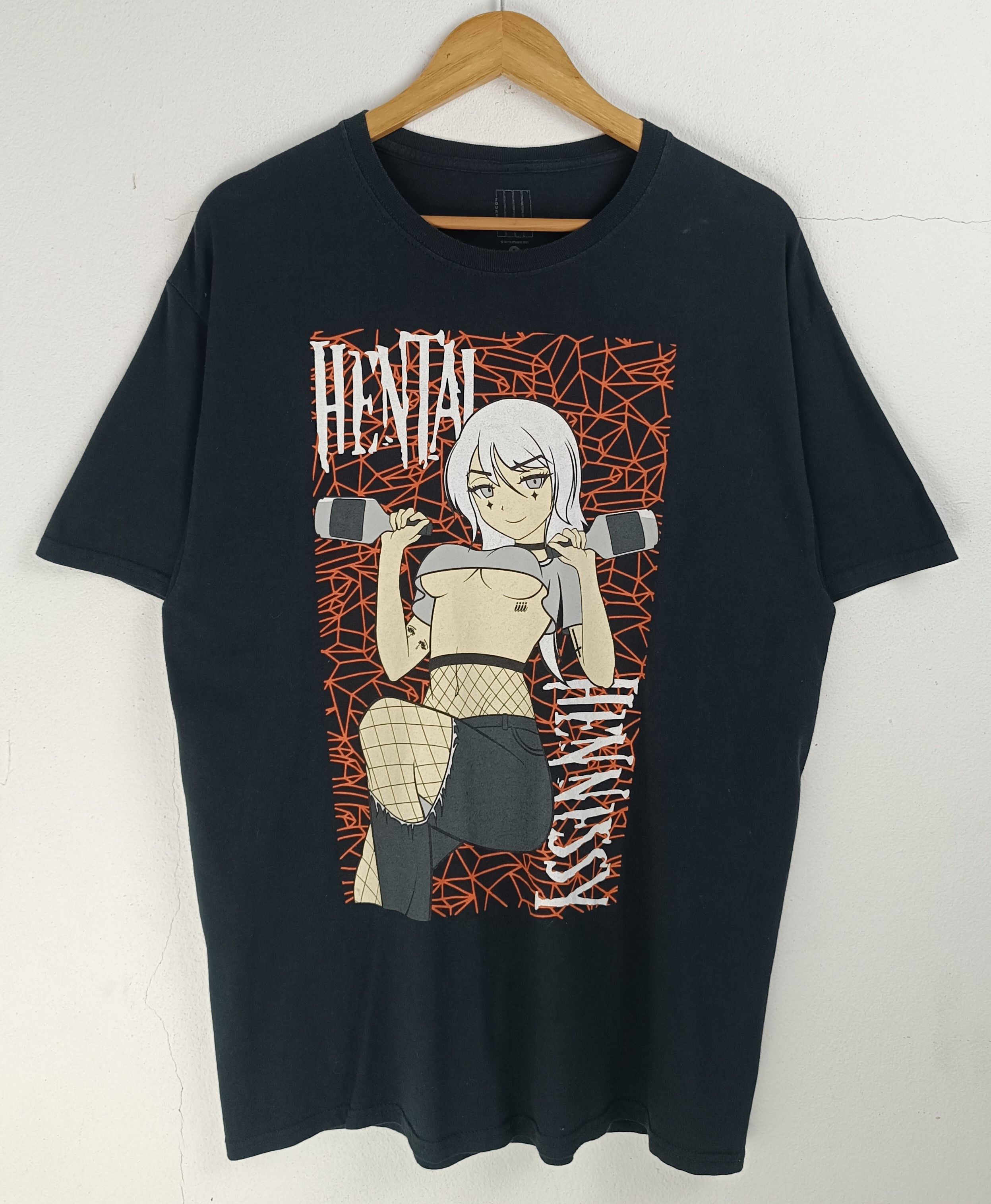 Anime VINTAGE HENTAI SEXY ANIME NARUTO ONE PIECE BLEACH TEE Size US L / EU 52-54 / 3 - 3 Thumbnail