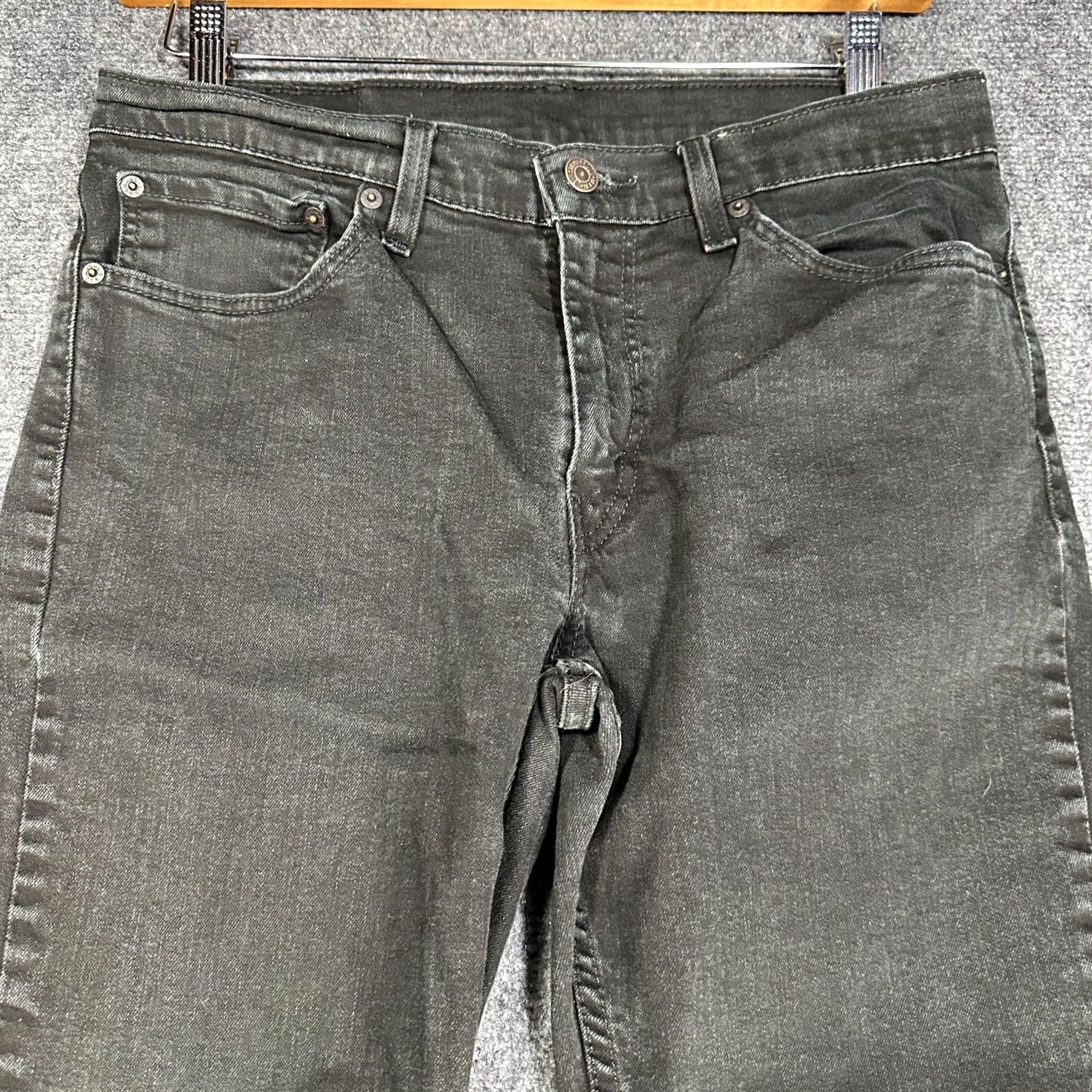 Levi's Levi's 511 Jeans Mens 34 Black Cotton Stretch Slim Fit Pockets Size US 34 / EU 50 - 3 Thumbnail