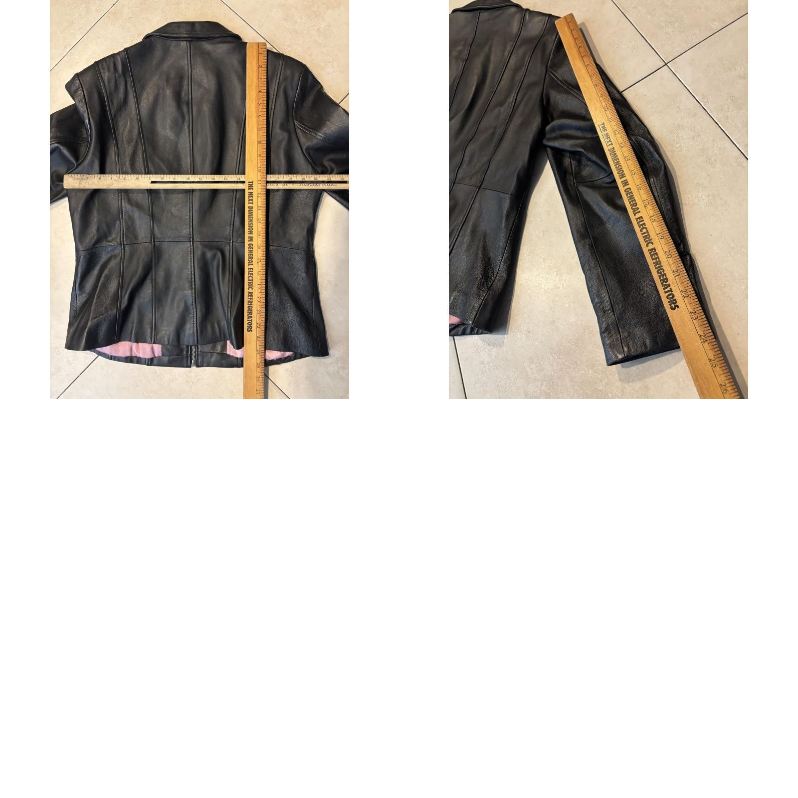 Vintage VINTAGE? No. Wilsons Leather Jacket Womens XL Black Maxima Full Zip Pockets Moto Biker Style Size XL / US 12-14 / IT 48-50 - 8 Thumbnail