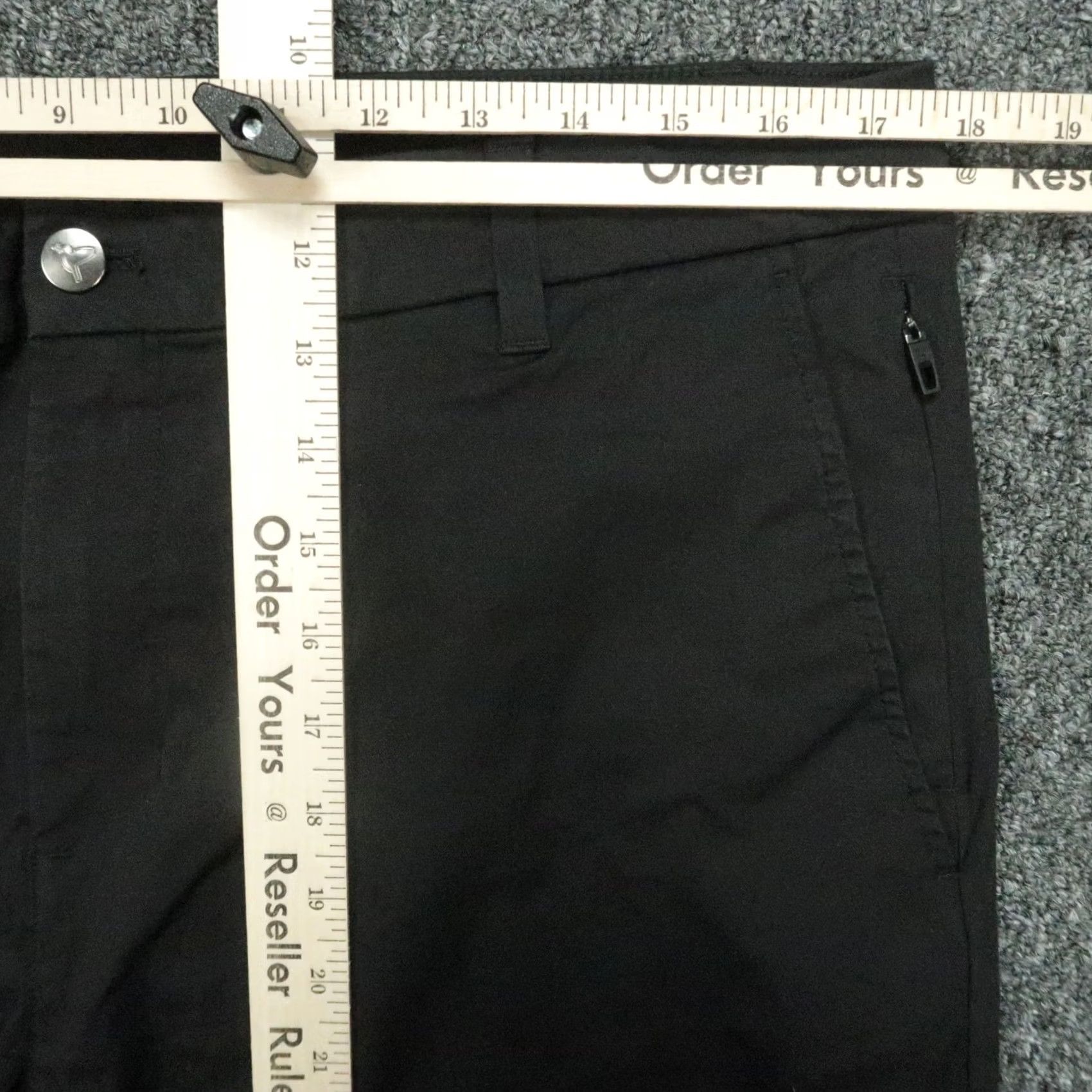 Vintage Birddogs Pants Mens 36x30 Black Stretch Khakis Zip Pocket Straight Trouser Chino Shirt? Size US 36 / EU 52 - 6 Thumbnail