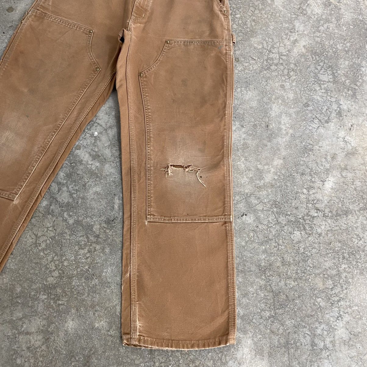 Carhartt Vintage Carhartt Double Knee Ripped Carpenter Work Pants Size US 33 - 7 Thumbnail