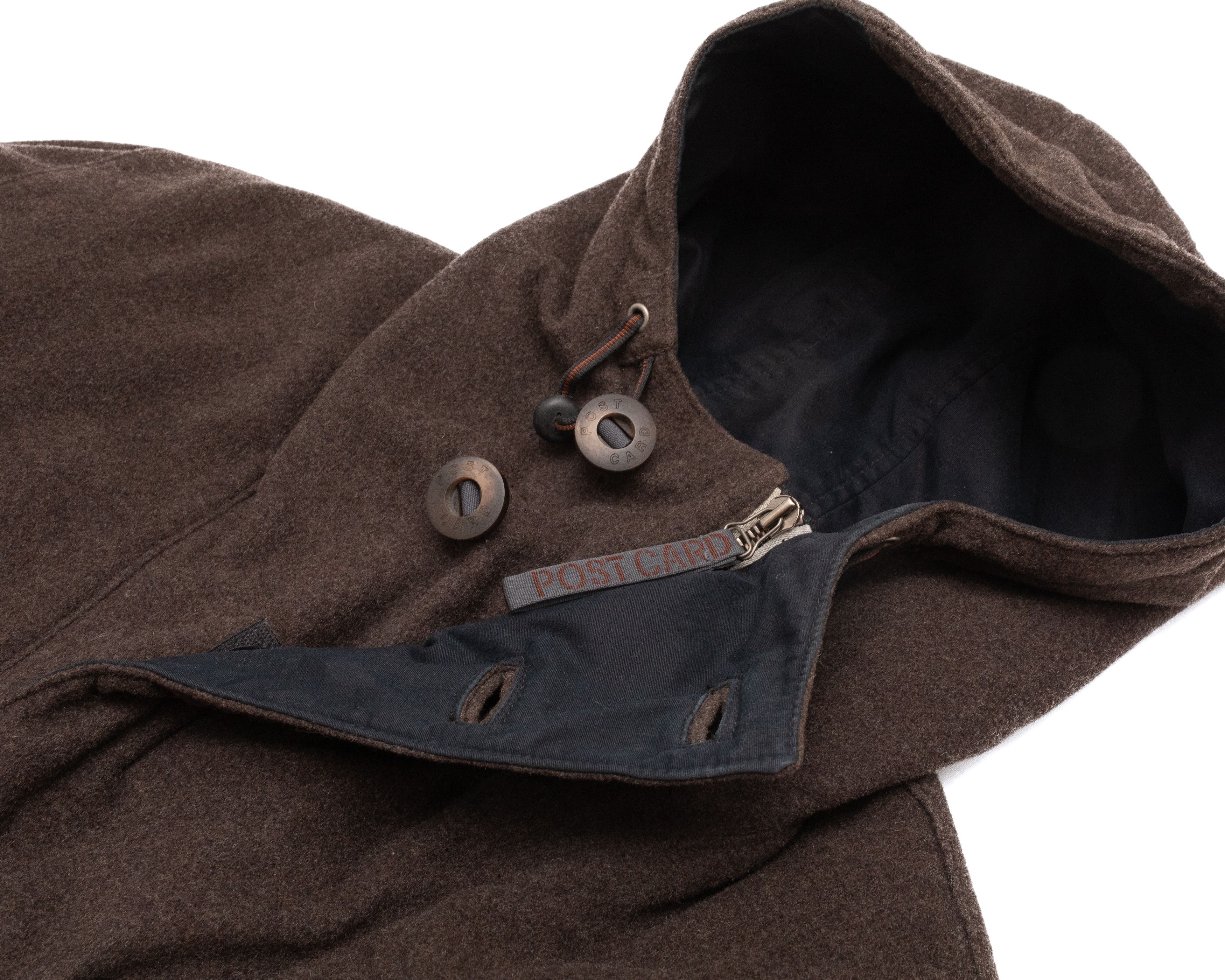 Other POST CARD Vintage Loden Wool Hooded Anorak Size US L / EU 52-54 / 3 - 6 Thumbnail