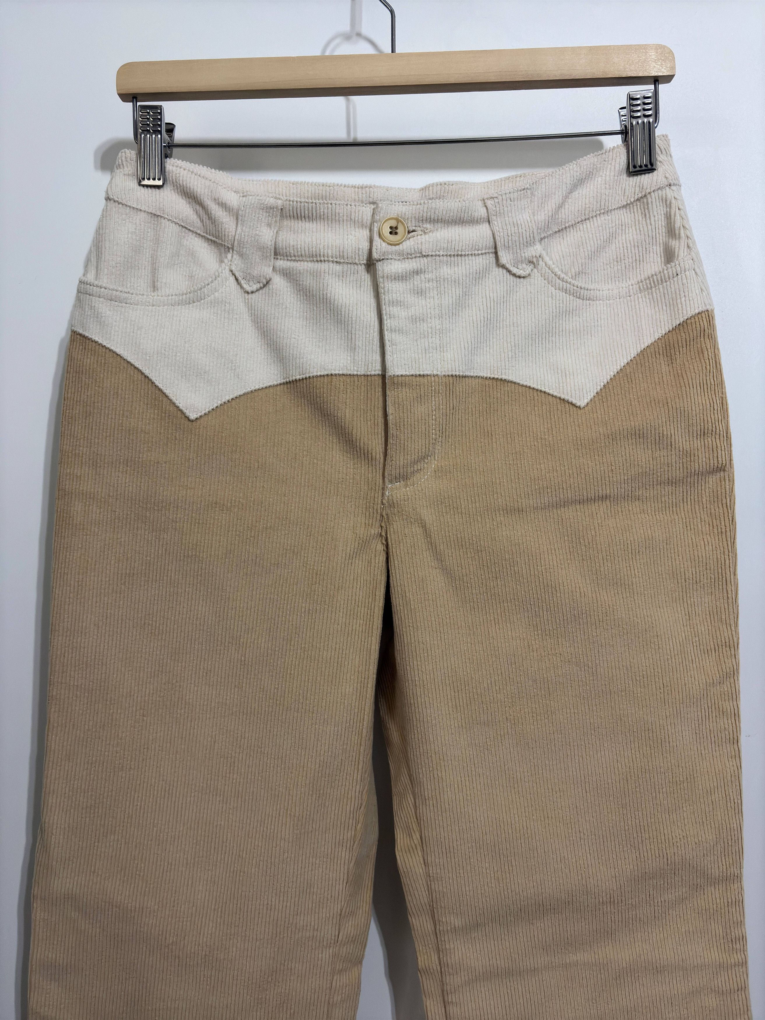 Paloma Wool Western Yoke Detail Color Block Pants Size 26" / US 2 / IT 38 - 2 Thumbnail
