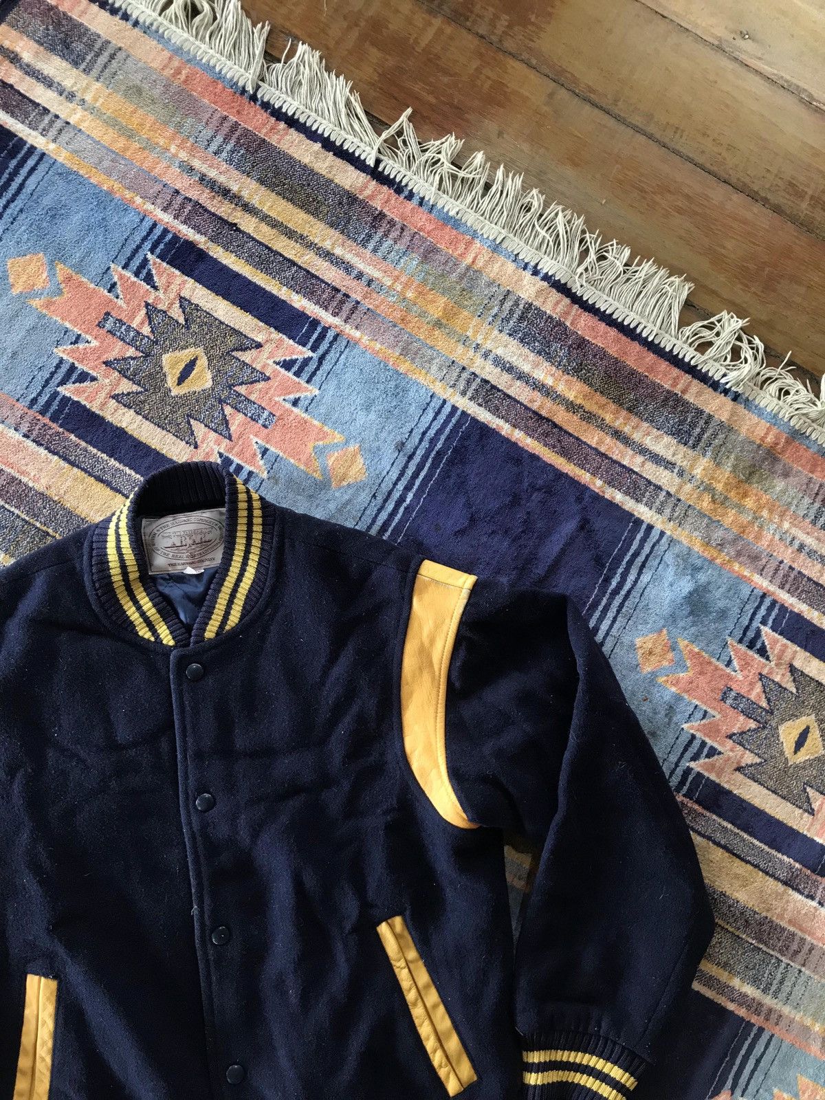 Vintage VINTAGE HARVARD UNIVERSITY VARSITY JACKET Size US L / EU 52-54 / 3 - 3 Thumbnail