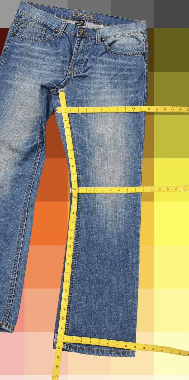 Vintage Royal Premium Y2K Flare Denim Size US 34 / EU 50 - 7 Thumbnail