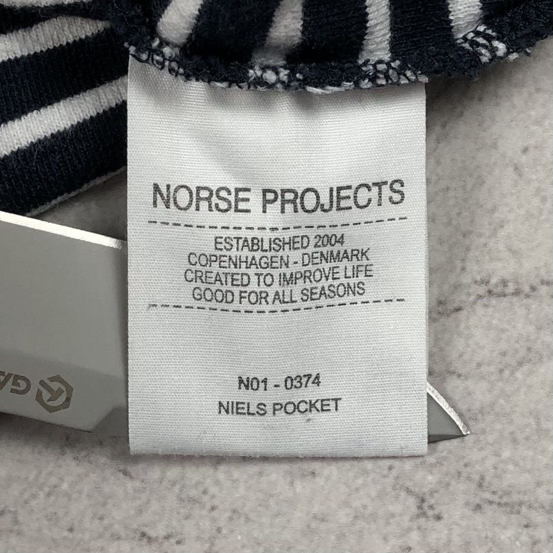 Norse Projects Norse Projects Niels Pocket Striped Tee Size US S / EU 44-46 / 1 - 11 Thumbnail