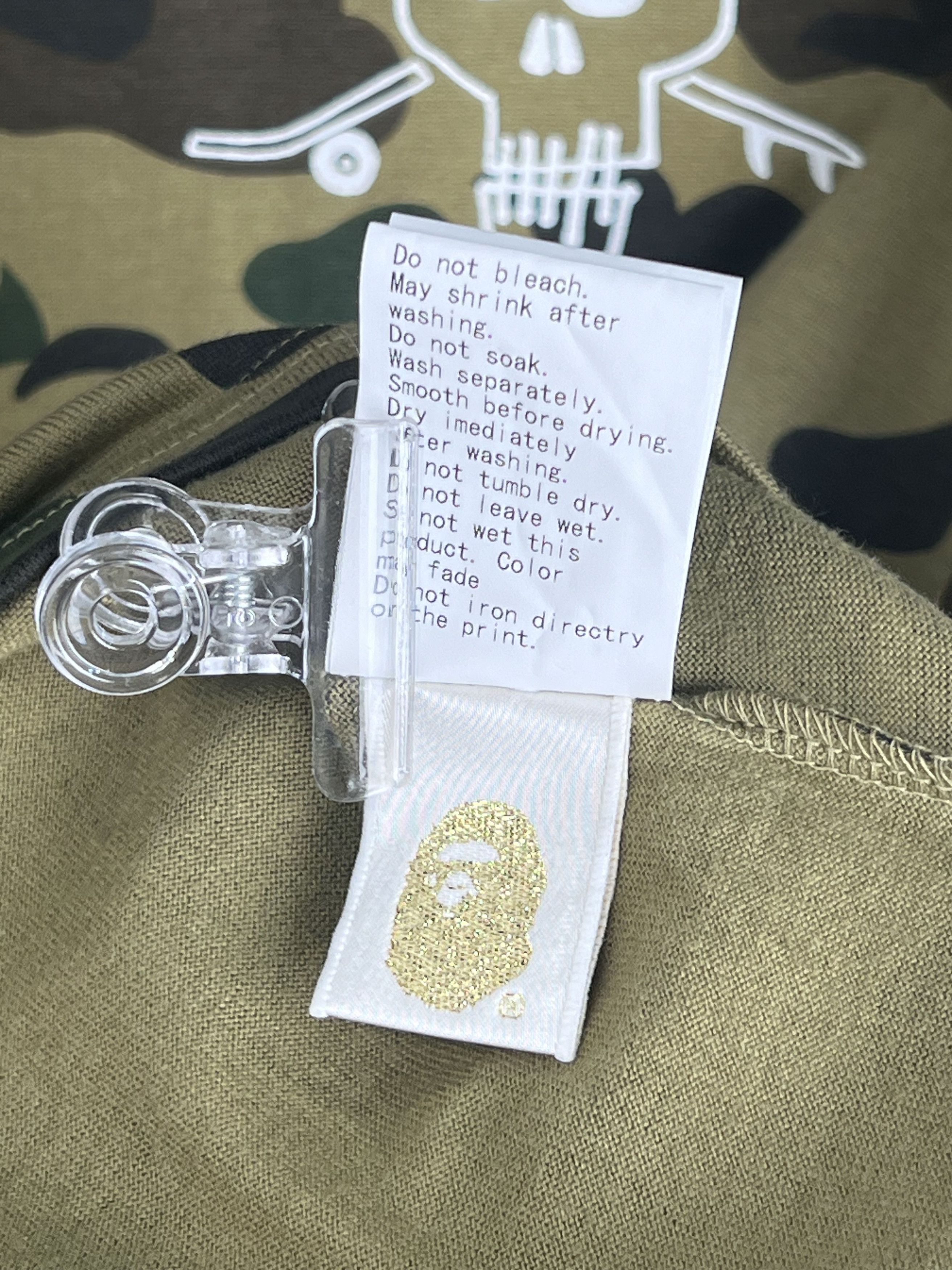 Bape × Stussy Brand New*30th Anniversary 1st Camo Skate Skull Logo T-Shirt Size US M / EU 48-50 / 2 - 8 Thumbnail
