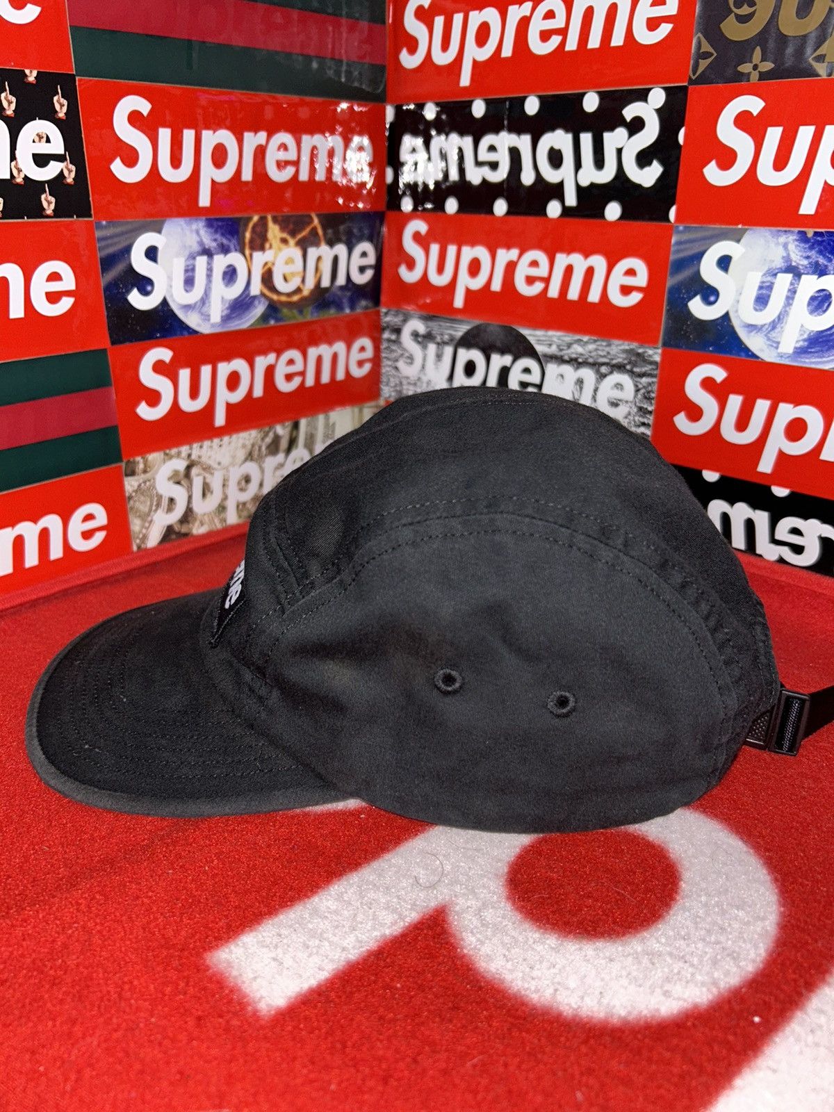 Supreme Supreme Military Camp Cap Black SS18 Size ONE SIZE - 5 Thumbnail