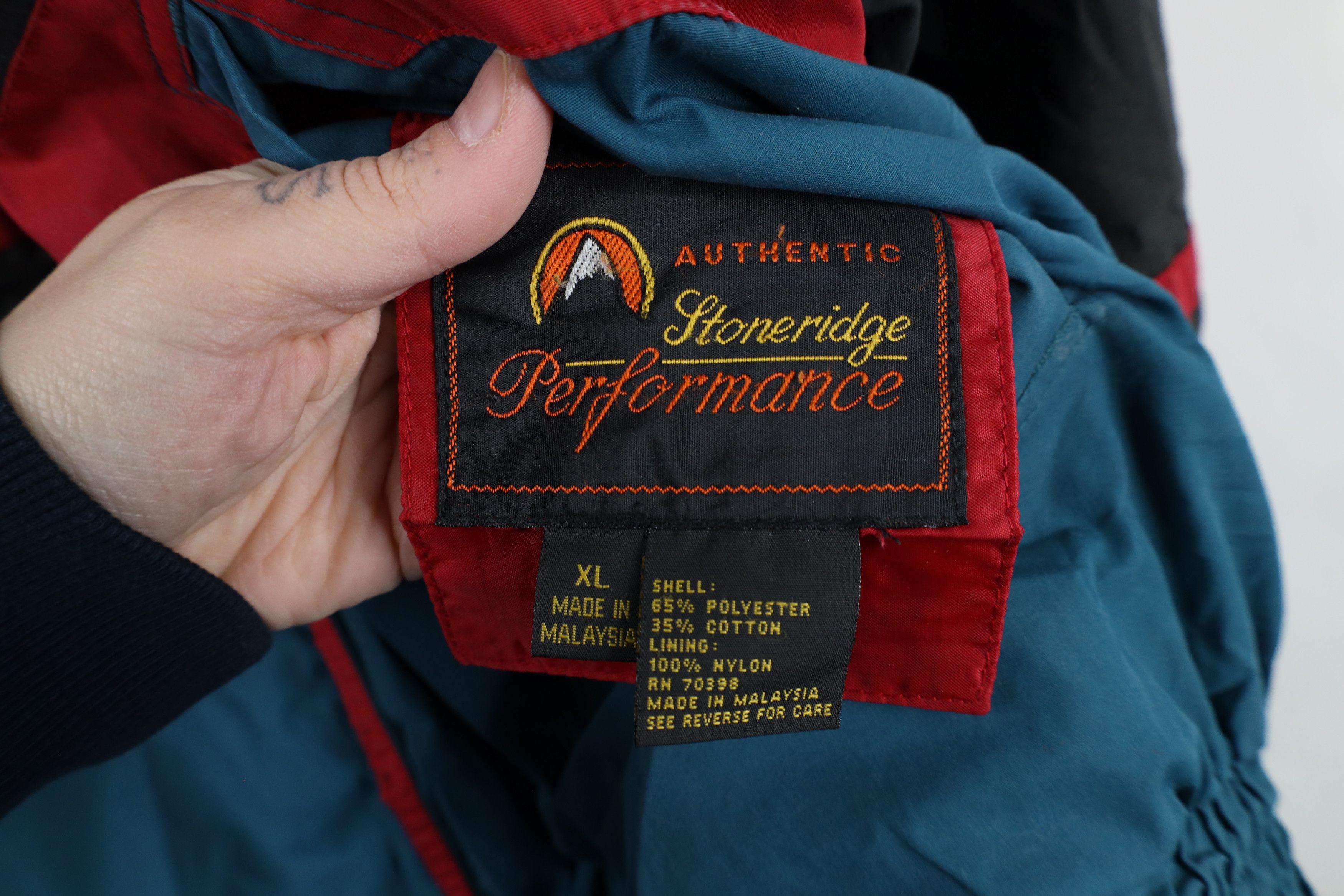 Vintage Vintage 90s Streetwear Reversible Hooded Windbreaker Jacket Size US XL / EU 56 / 4 - 9 Thumbnail