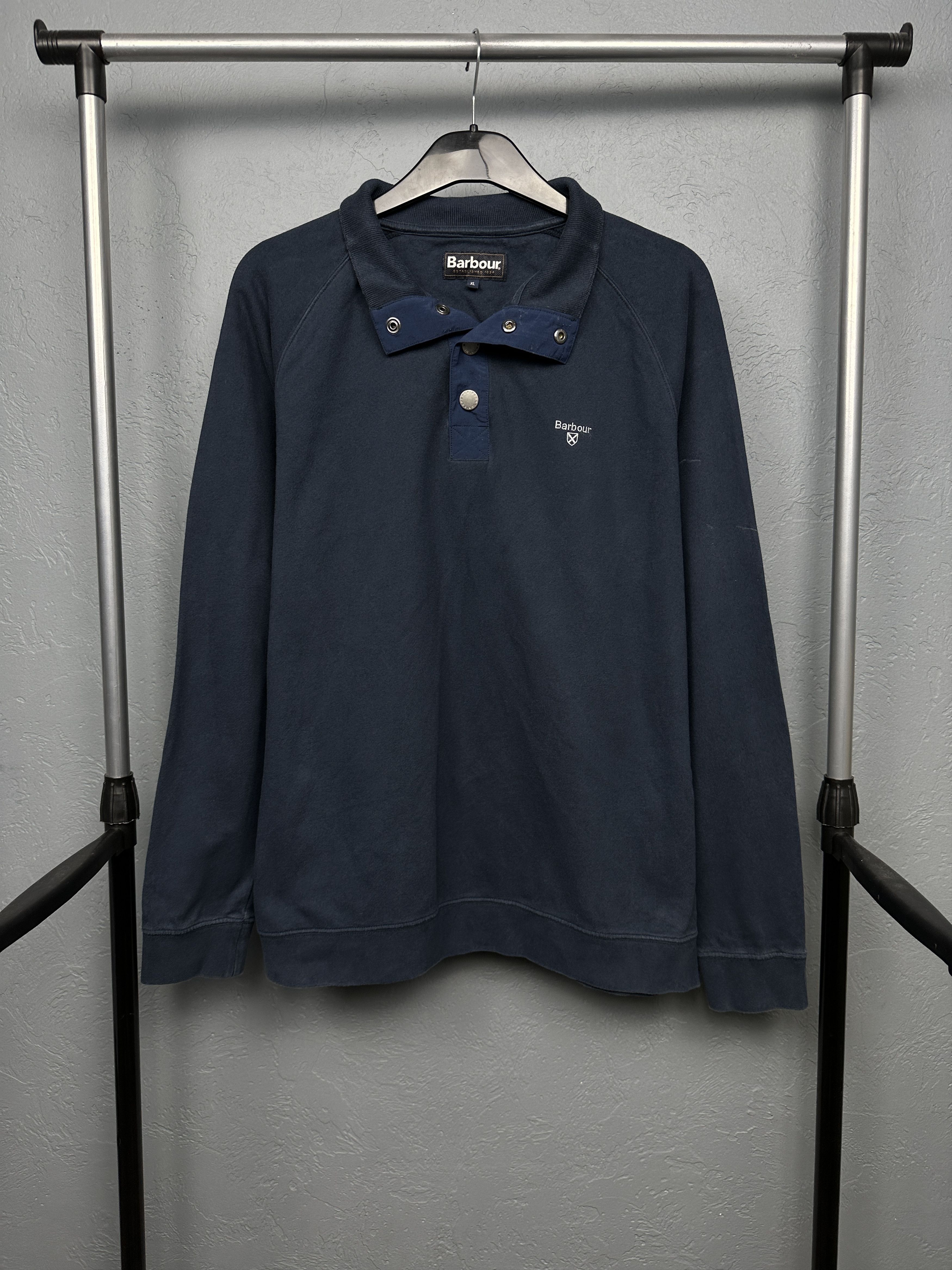 Barbour Barbour Vintage Mens 1\4 Zip Mens Sweatshirt Size US XL / EU 56 / 4 - 1 Thumbnail