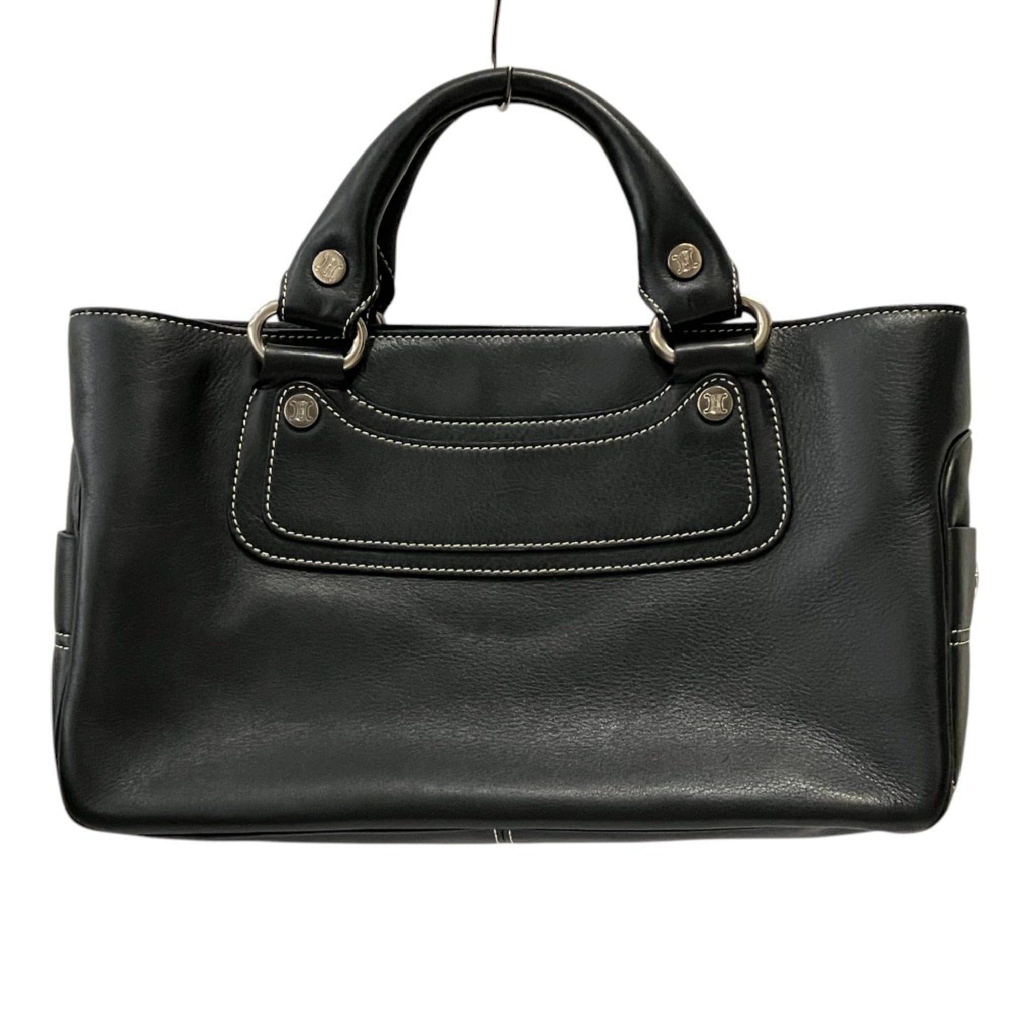 Celine CELINE Boogie Bag Handbag, Black, Women's Size ONE SIZE - 1 Thumbnail