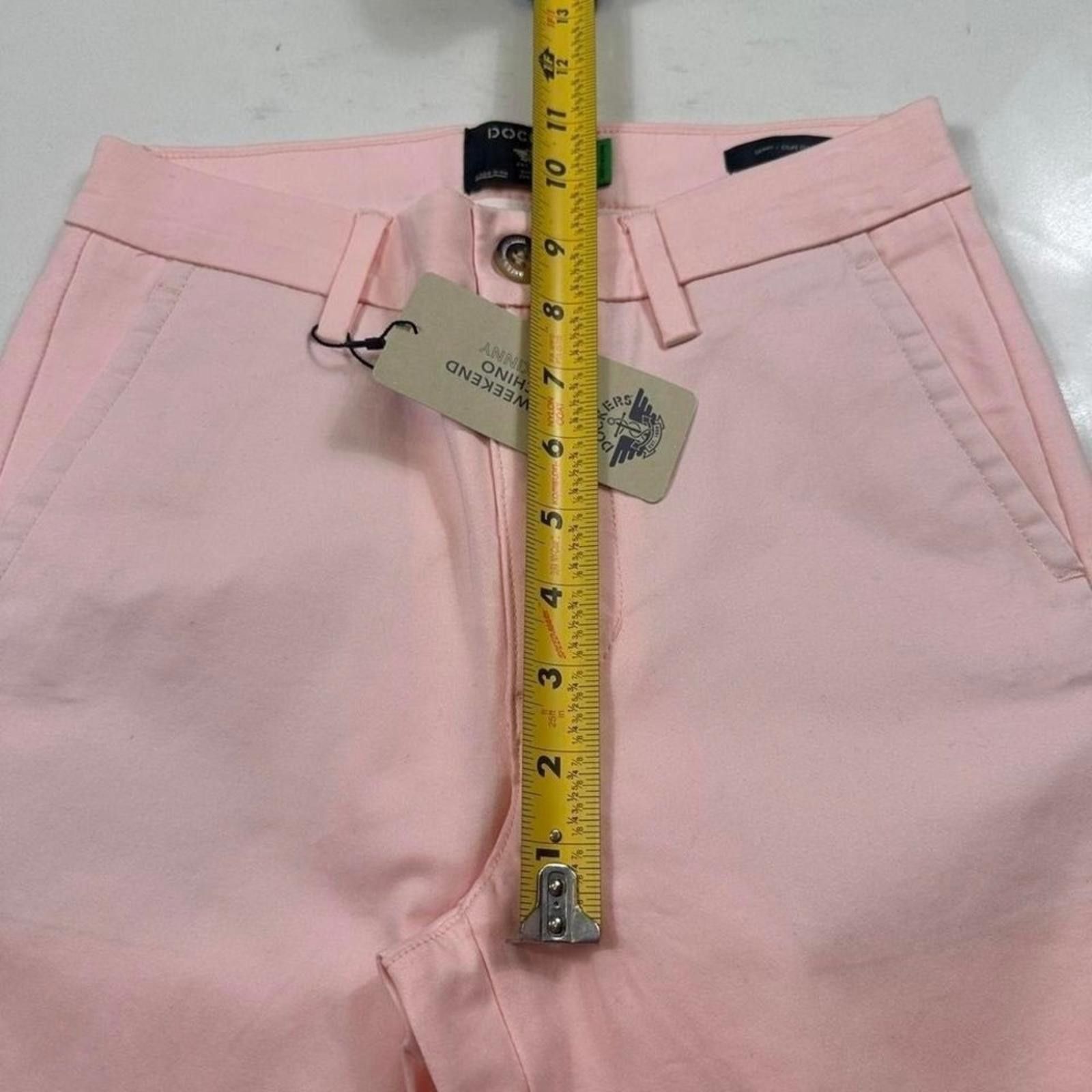 Dockers NWT Dockers Weekend Chino Womens W25 Pink Skinny Pants Size 25" / US 0 / IT 36 - 6 Thumbnail
