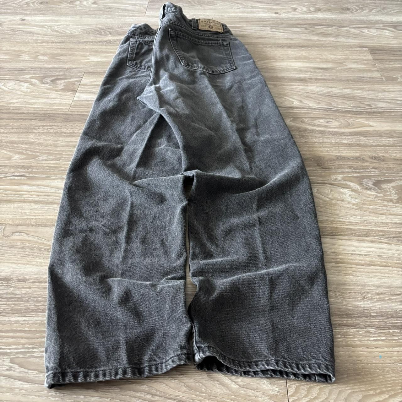 Japanese Brand Crazy Vintage Y2K/2000s Black Grunge Skater Essential Denim Jeans! 36x31 Size US 36 / EU 52 - 4 Thumbnail