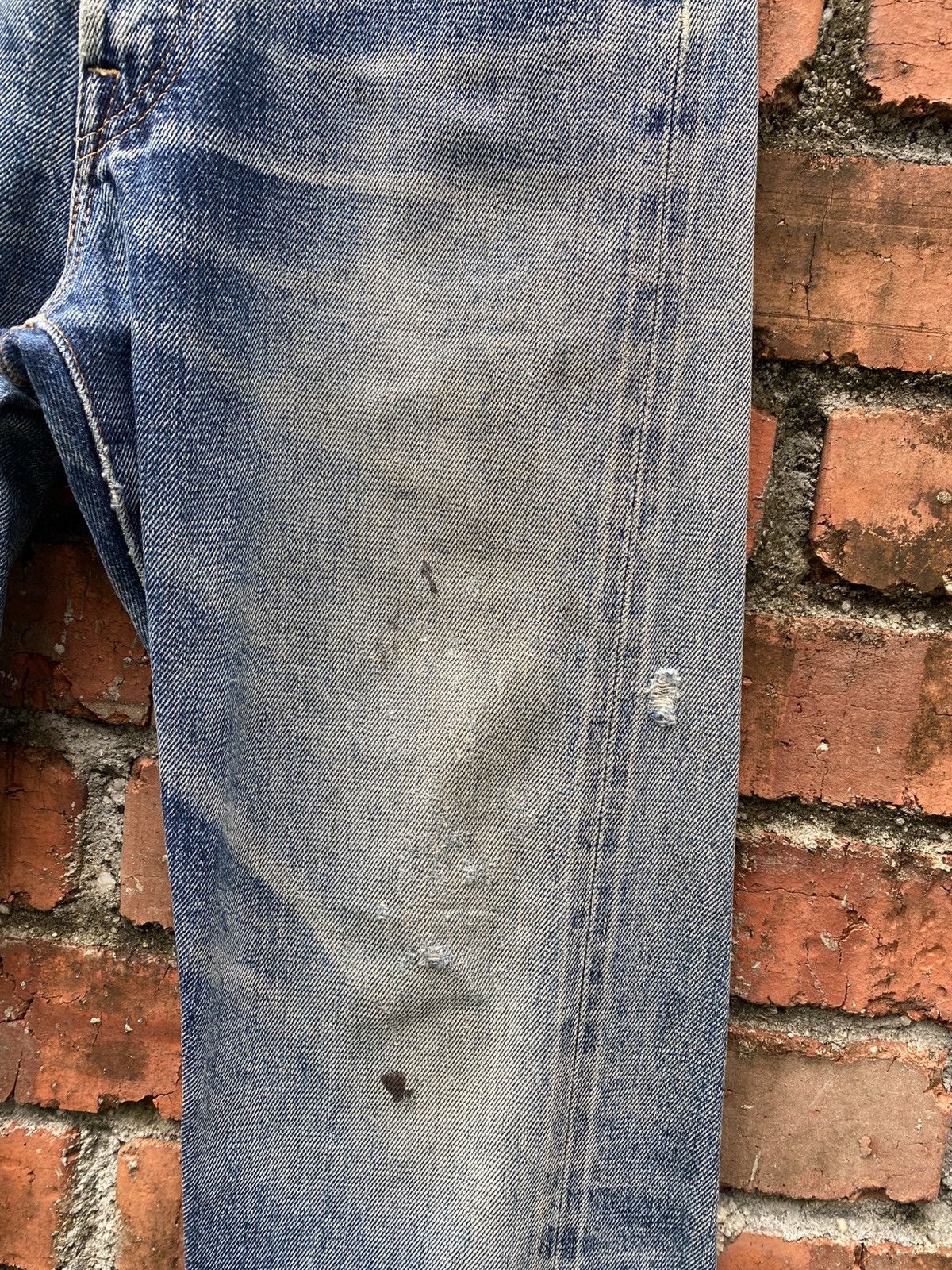 Denime × Japanese Brand × The Flat Head W29x32 denime redline distressed made in JAPAN Size US 29 - 4 Thumbnail