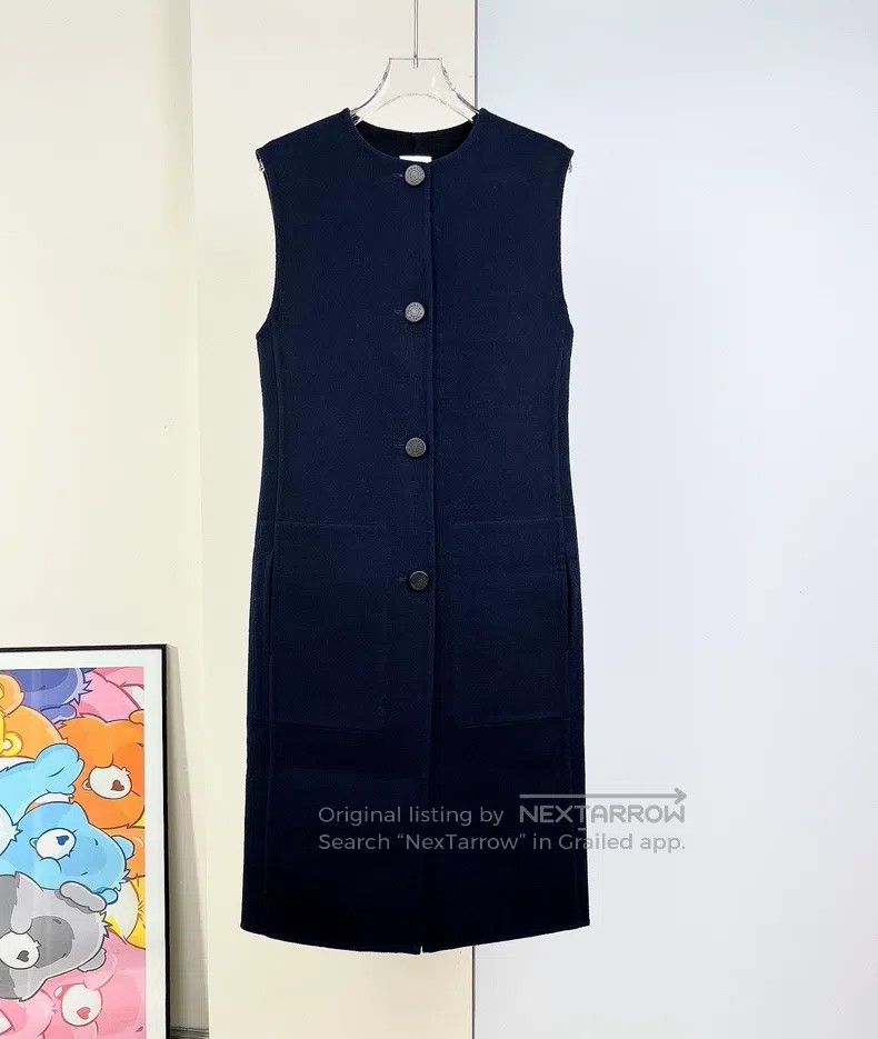 Hermes Hermes Cashmere Two-pocket Vest Jacket Size 4XL / US 24-26 - 1 Thumbnail