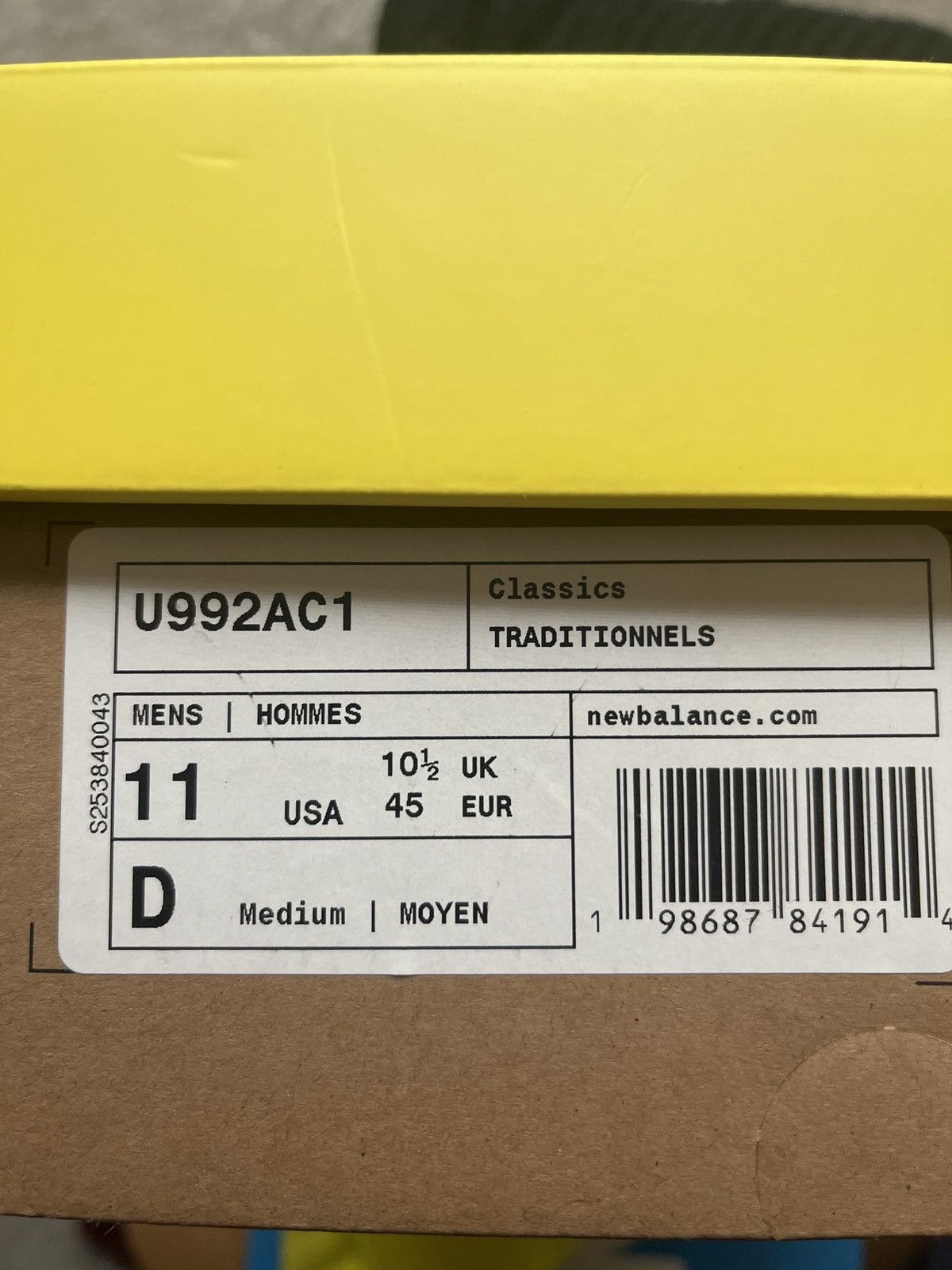 Action Bronson × New Balance New Balance 992 Action Bronson Baklava size 11 Size US 11 / EU 44 - 9 Thumbnail