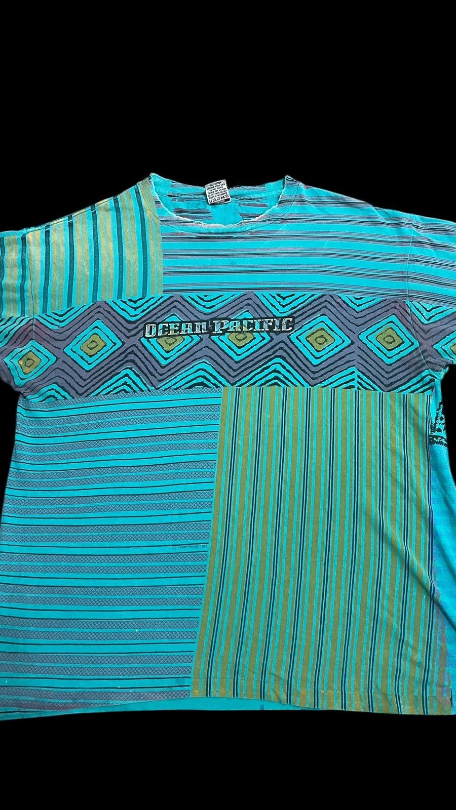 Ocean Pacific Thrashed Vintage Ocean Pacific Shirt Size US L / EU 52-54 / 3 - 5 Thumbnail