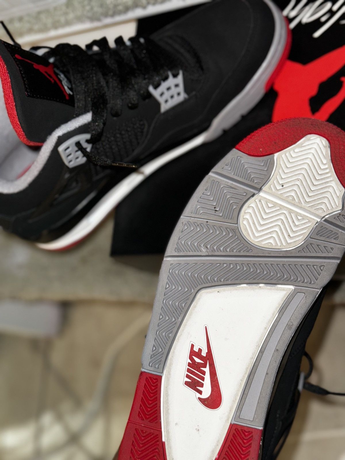Jordan Brand × Nike AIR JORDAN 4 RETROS Size US 9 / EU 42 - 4 Thumbnail