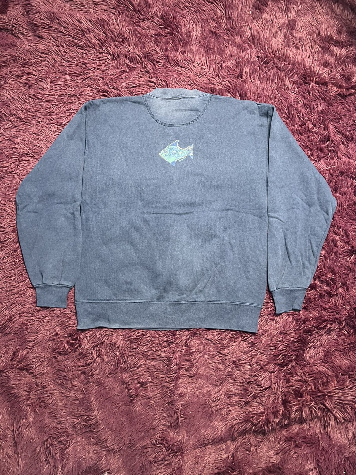 Beauty Beast CrazyShirts Hawai Vintage FishGraphic CrewneckSweatshirt(46) Size US S / EU 44-46 / 1 - 2 Thumbnail