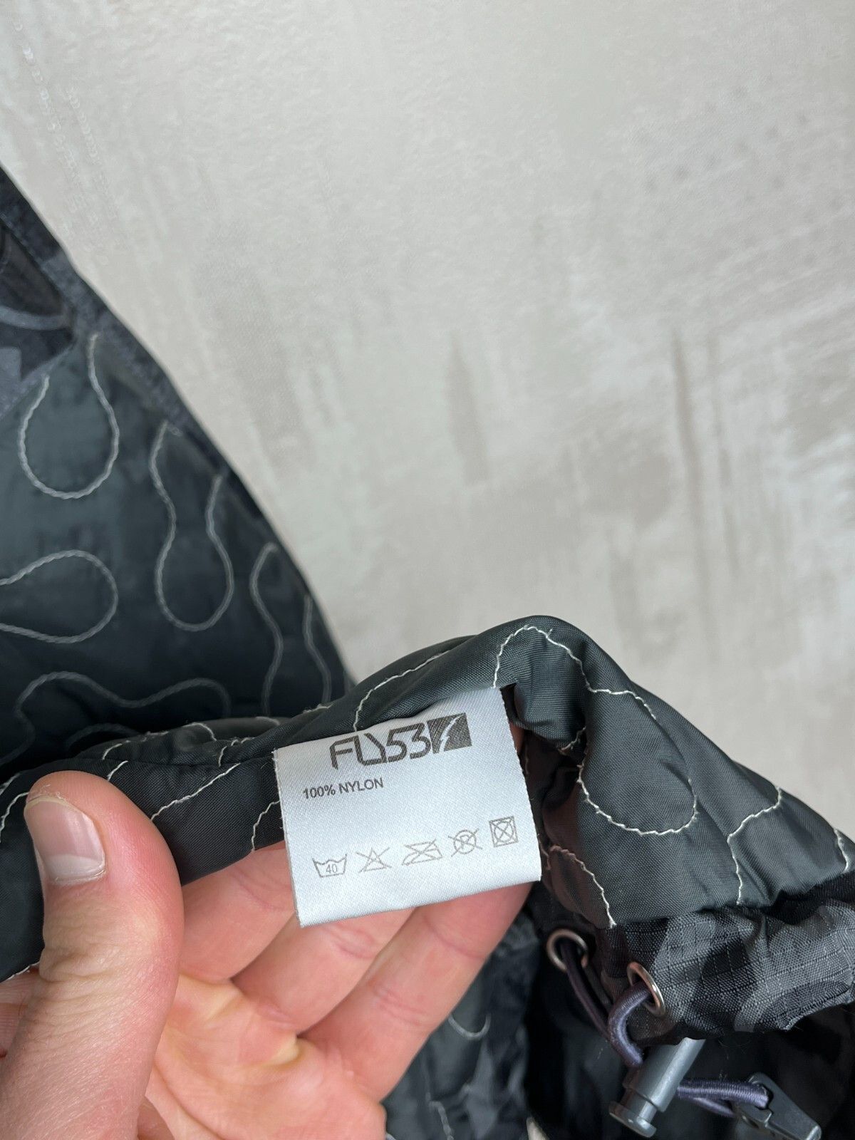 Other Fly53 Hooded Windbreaker Nylon Camo? Jacket Lightly Padded Size US L / EU 52-54 / 3 - 14 Thumbnail