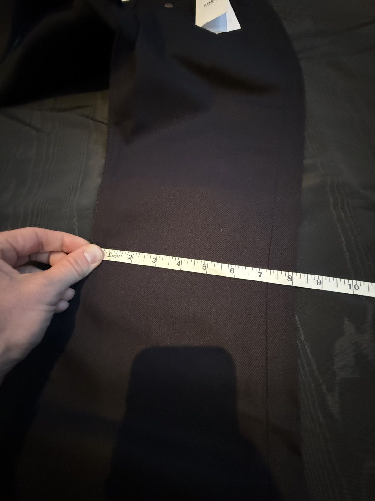 Celine Holy Grail FW21 Celine raw hem flared dylan black jeans 30 Size US 30 / EU 46 - 6 Thumbnail