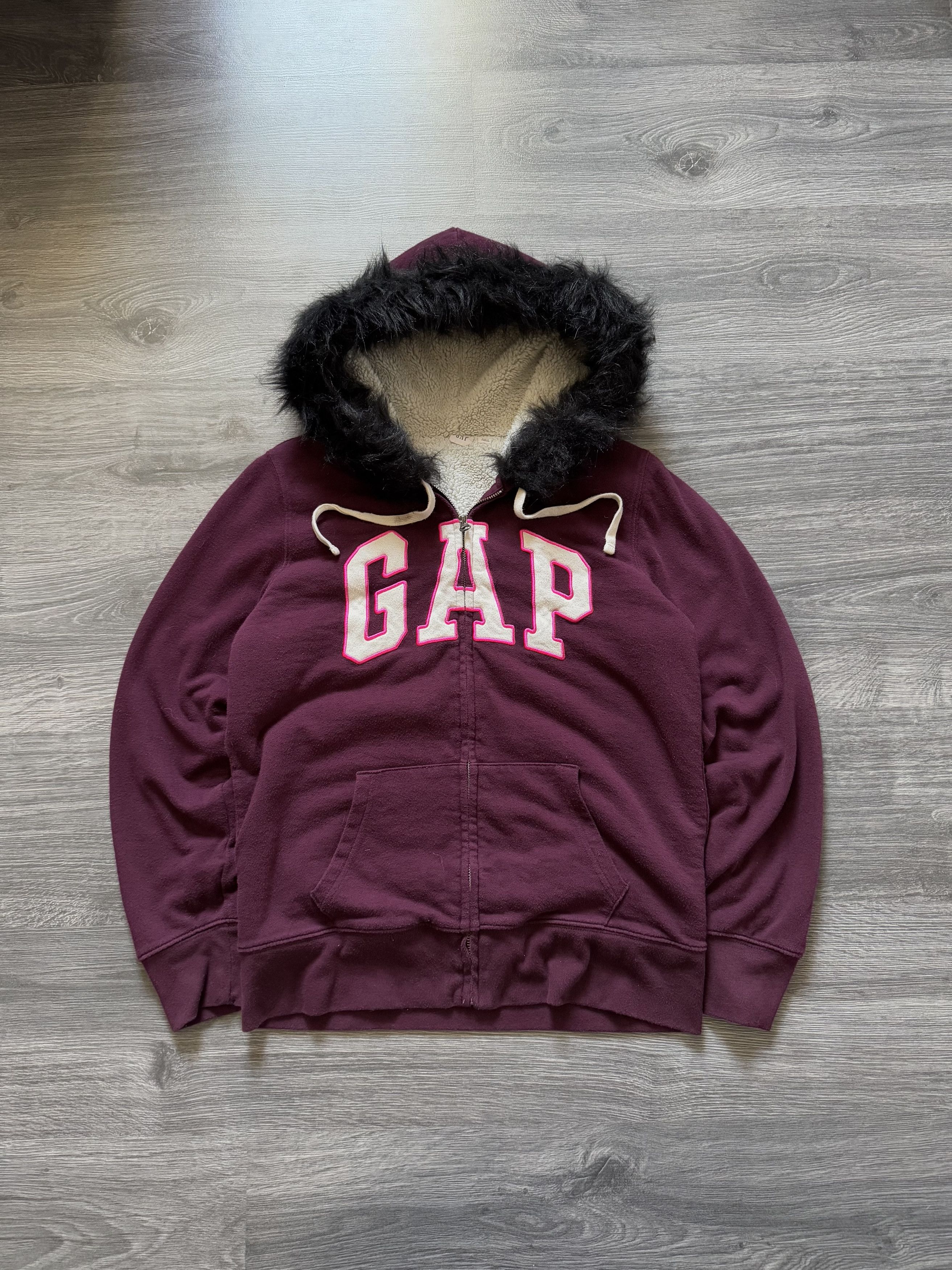 Gap GAP Zip Fur Hoodie Sherpa ifsixwasnine lgb style Size M / US 6-8 / IT 42-44 - 1 Thumbnail
