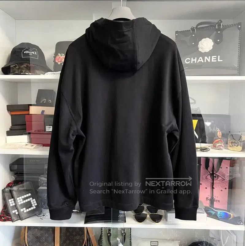 Versace Versace Black Cotton Long Sleeve Hoodie . Size US M / EU 48-50 / 2 - 7 Thumbnail